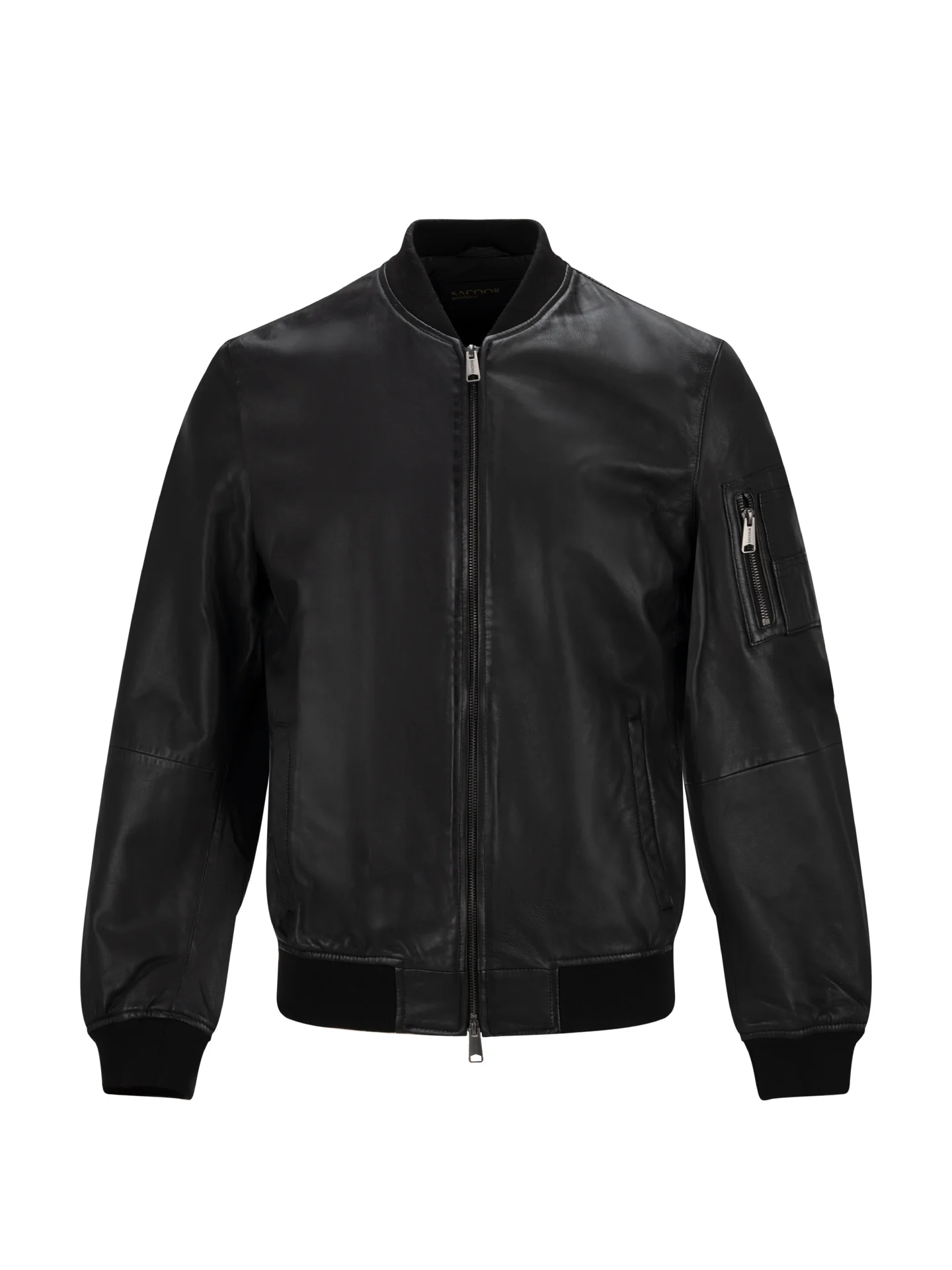 Leather Bomber Jacket