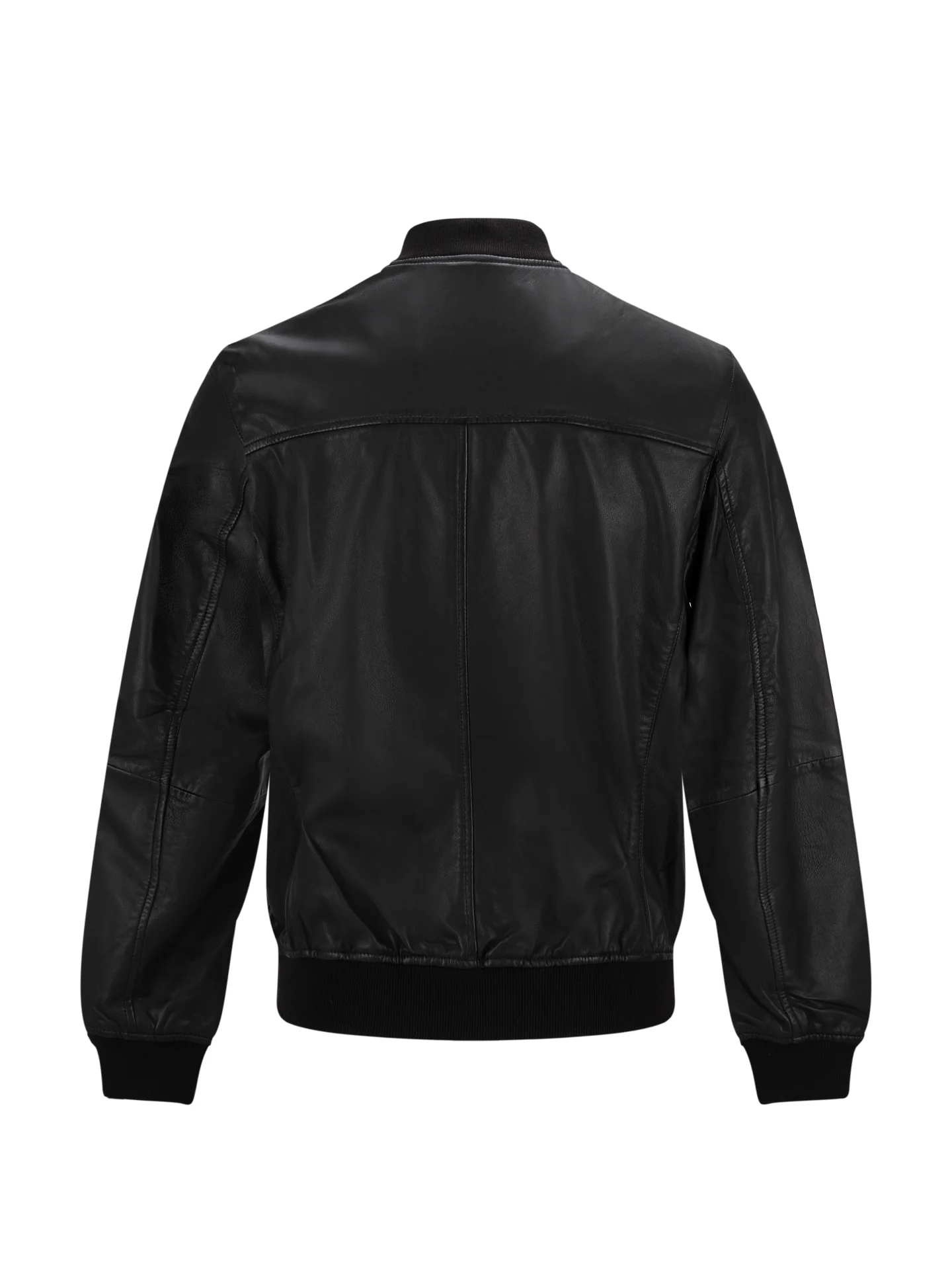 Leather Bomber Jacket - Image 2
