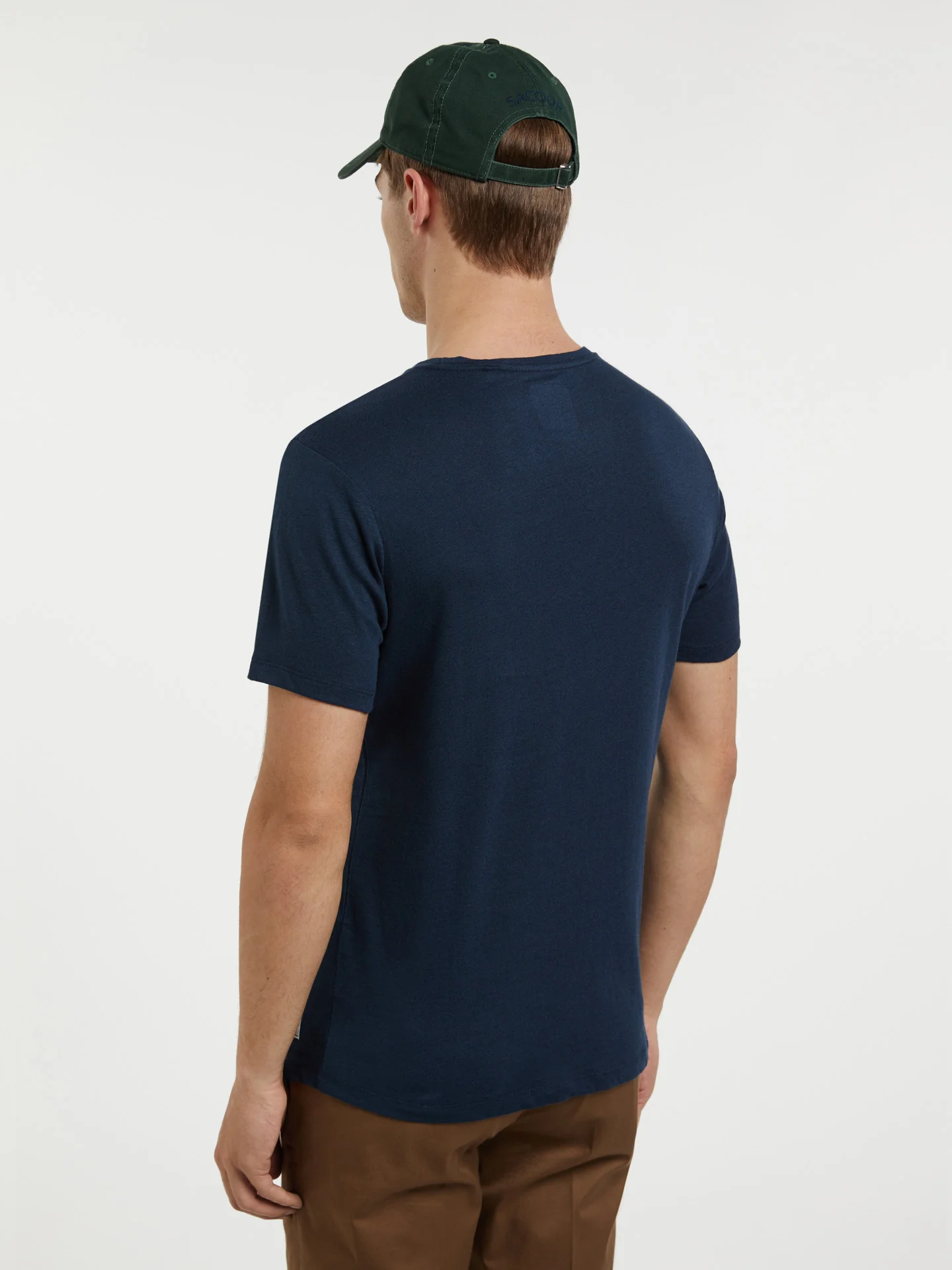 Linen and Cotton blend T-shirt - Image 2
