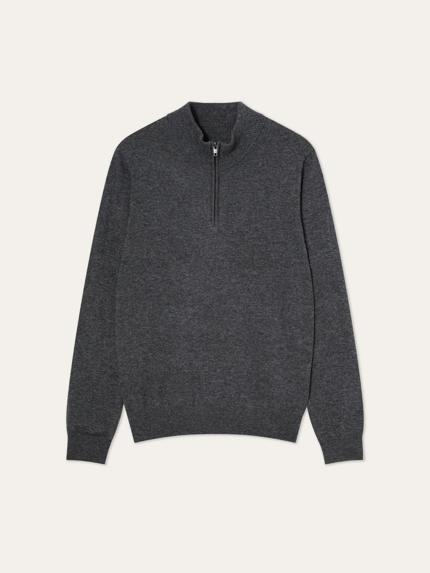 Long Sleeve Half-Zip Sweater In Fine Lambswool - Image 24