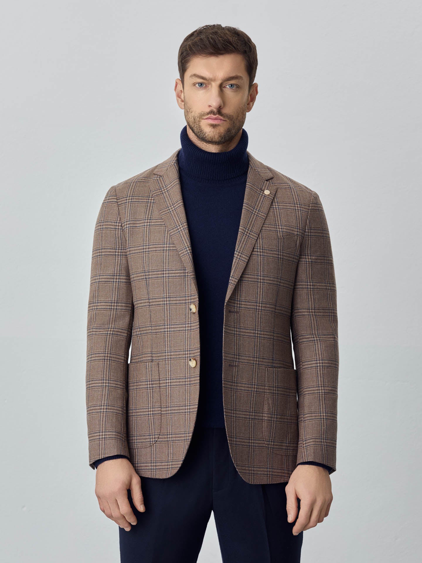 Luxeleisure Edition deconstructed prince of wales blazer - Image 2