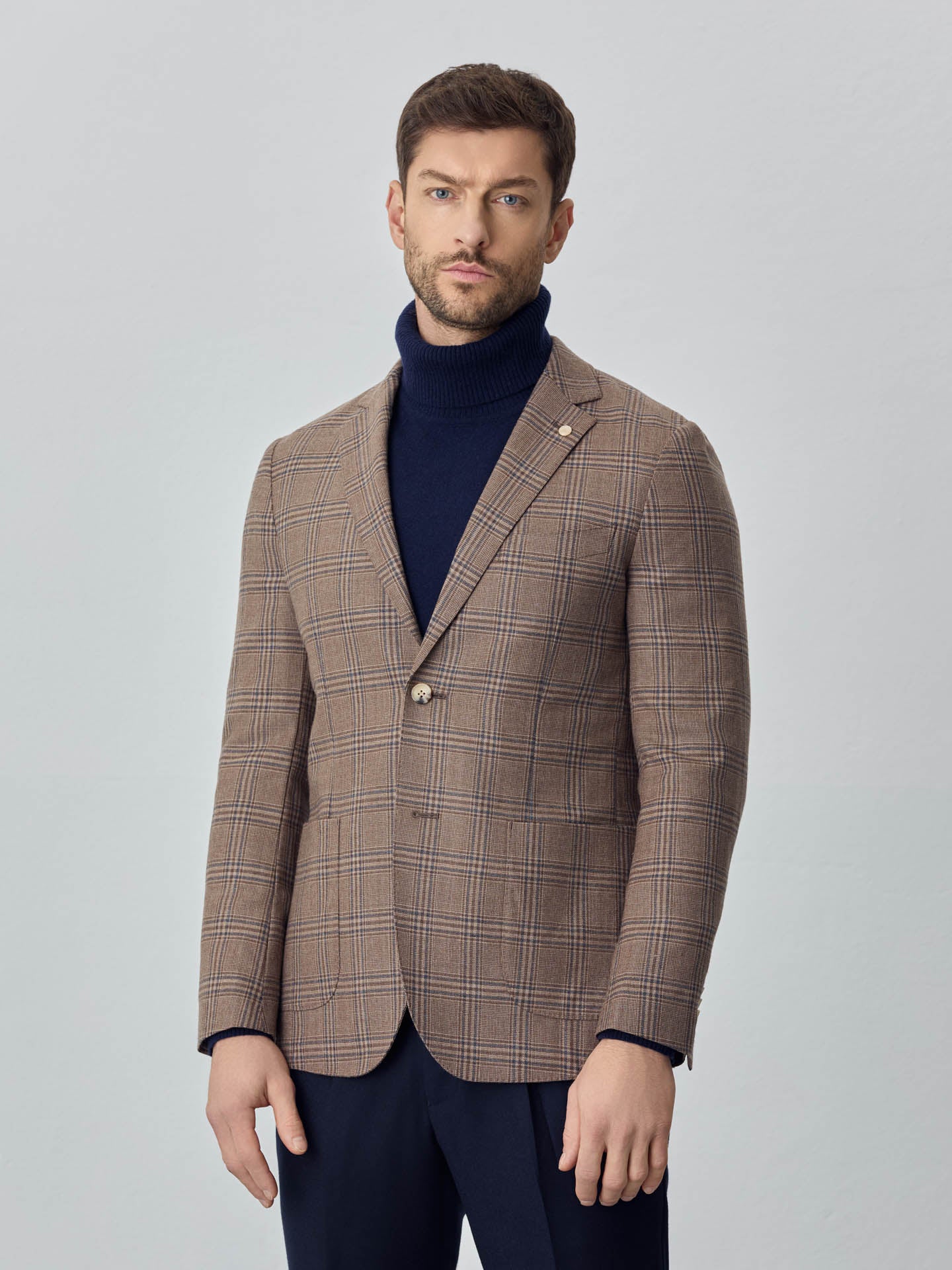 Luxeleisure Edition deconstructed prince of wales blazer - Image 3