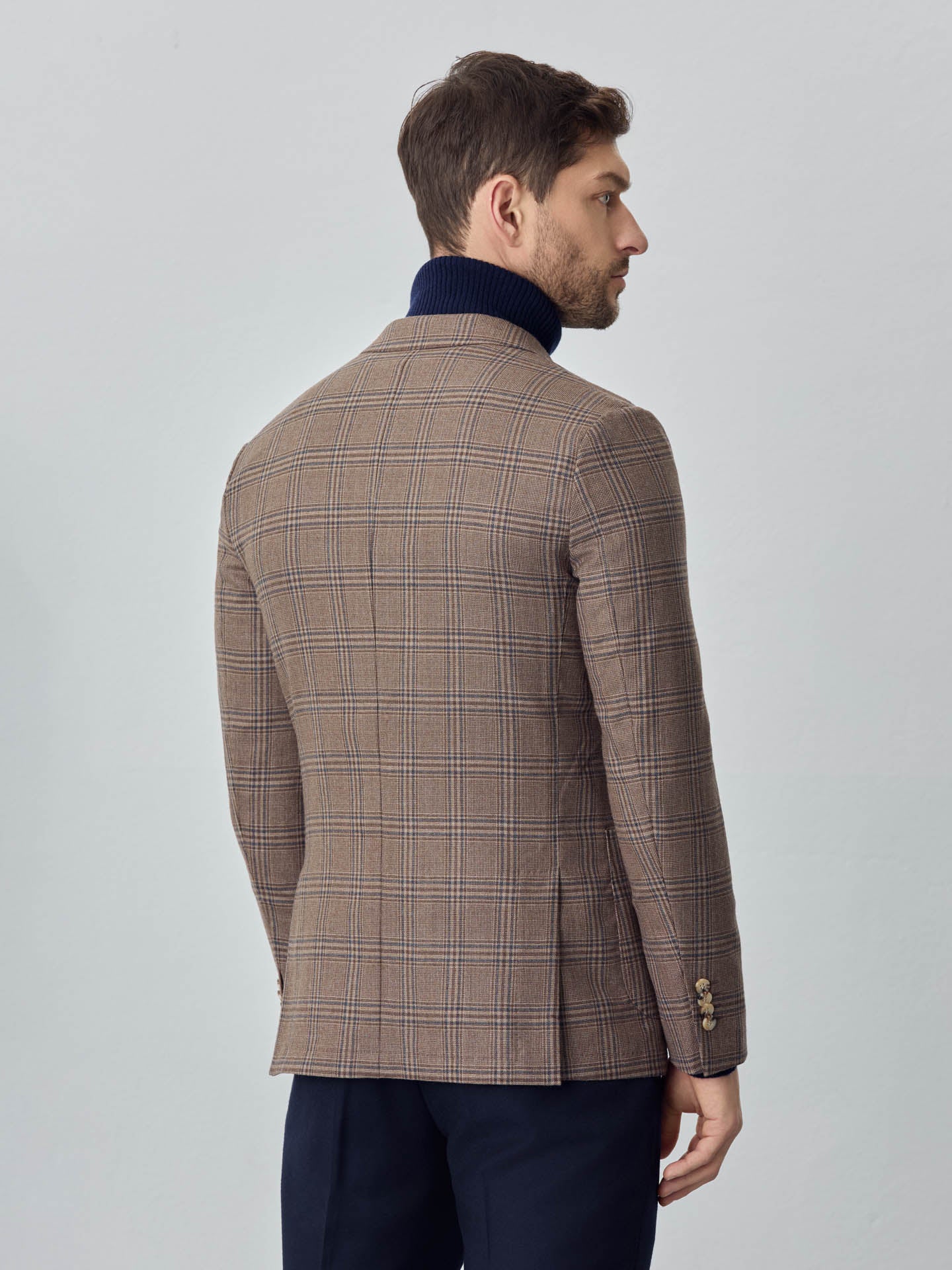 Luxeleisure Edition deconstructed prince of wales blazer - Image 4