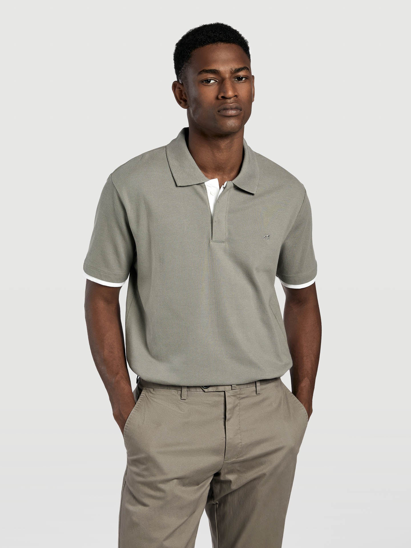 Luxeleisure Edition Regular fit piqué polo shirt - Image 7