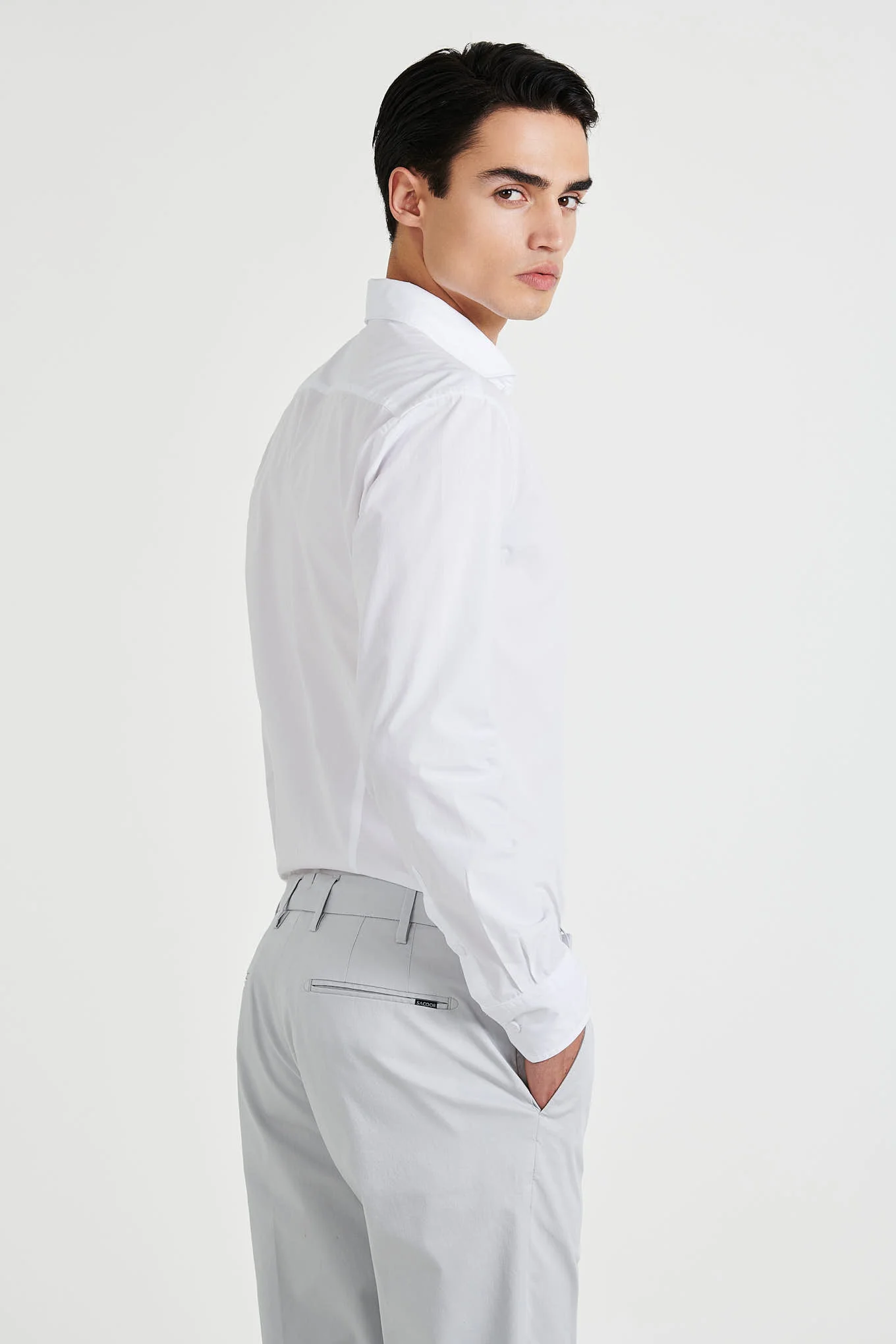 Men's Casual Slim Fit Chino Trousers - Image 32