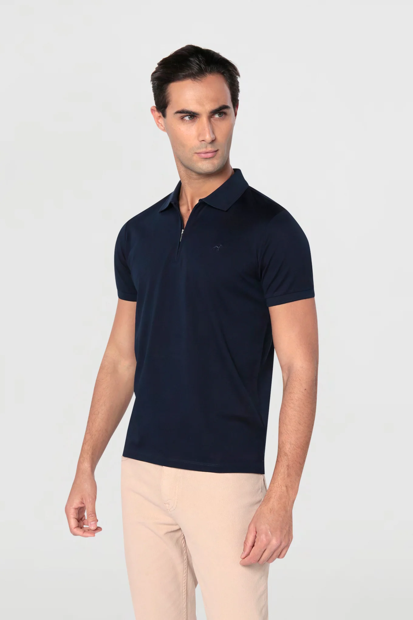 Men's Casual Slim Fit Piqué Polo - Image 3