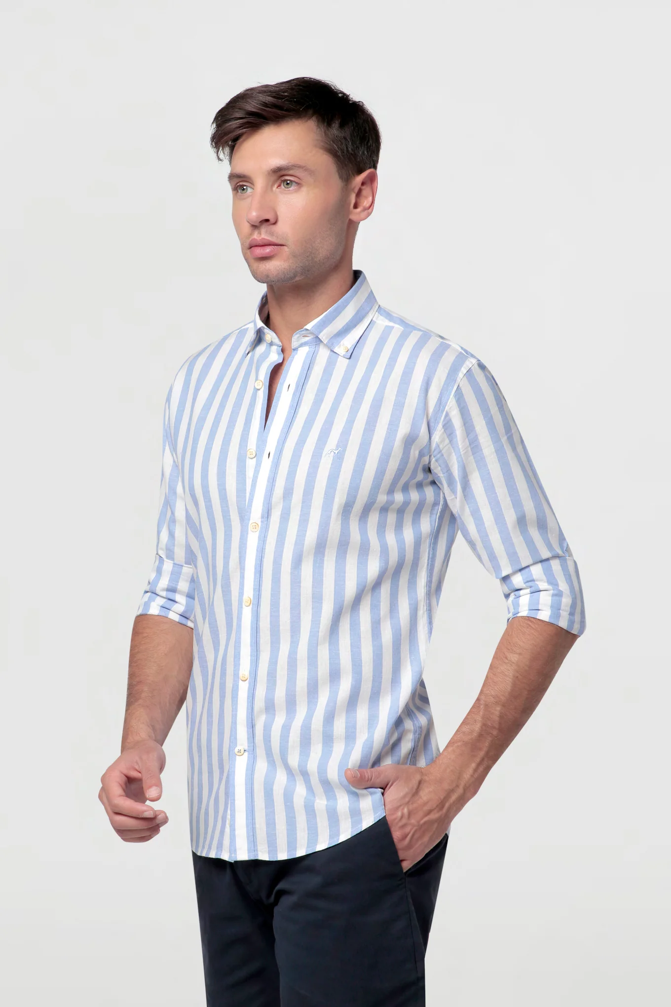 Men's Casual Slim Fit Shirt - Image 2