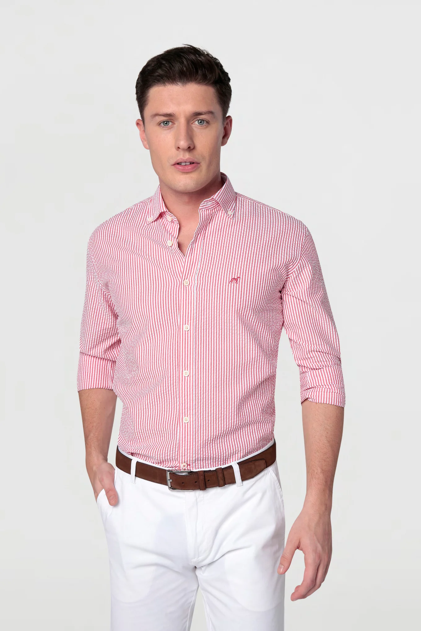 Men's Casual Slim Fit Shirt - Image 2
