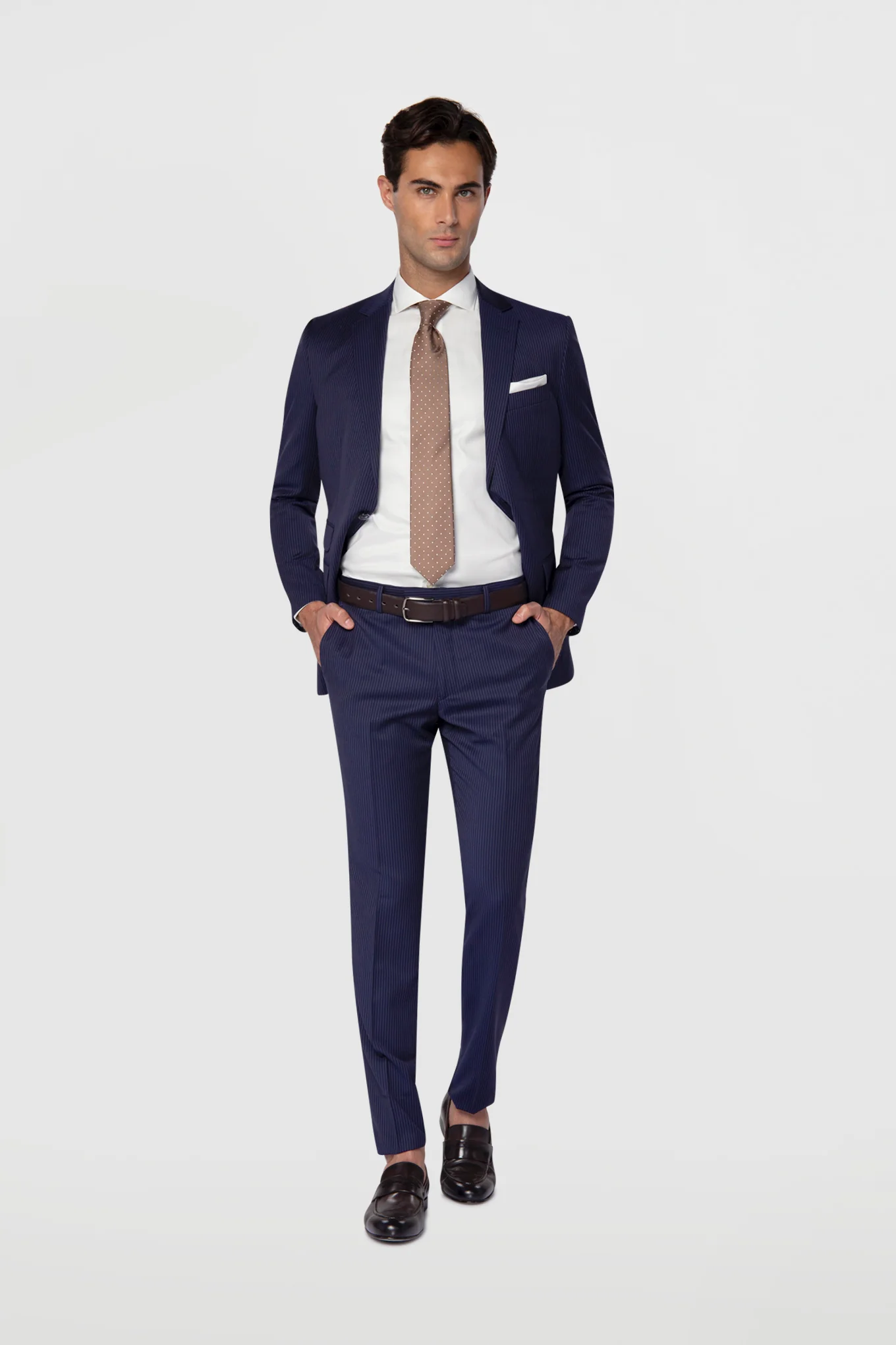 Men's Classic Slim Fit Super 130 Suit - Image 2