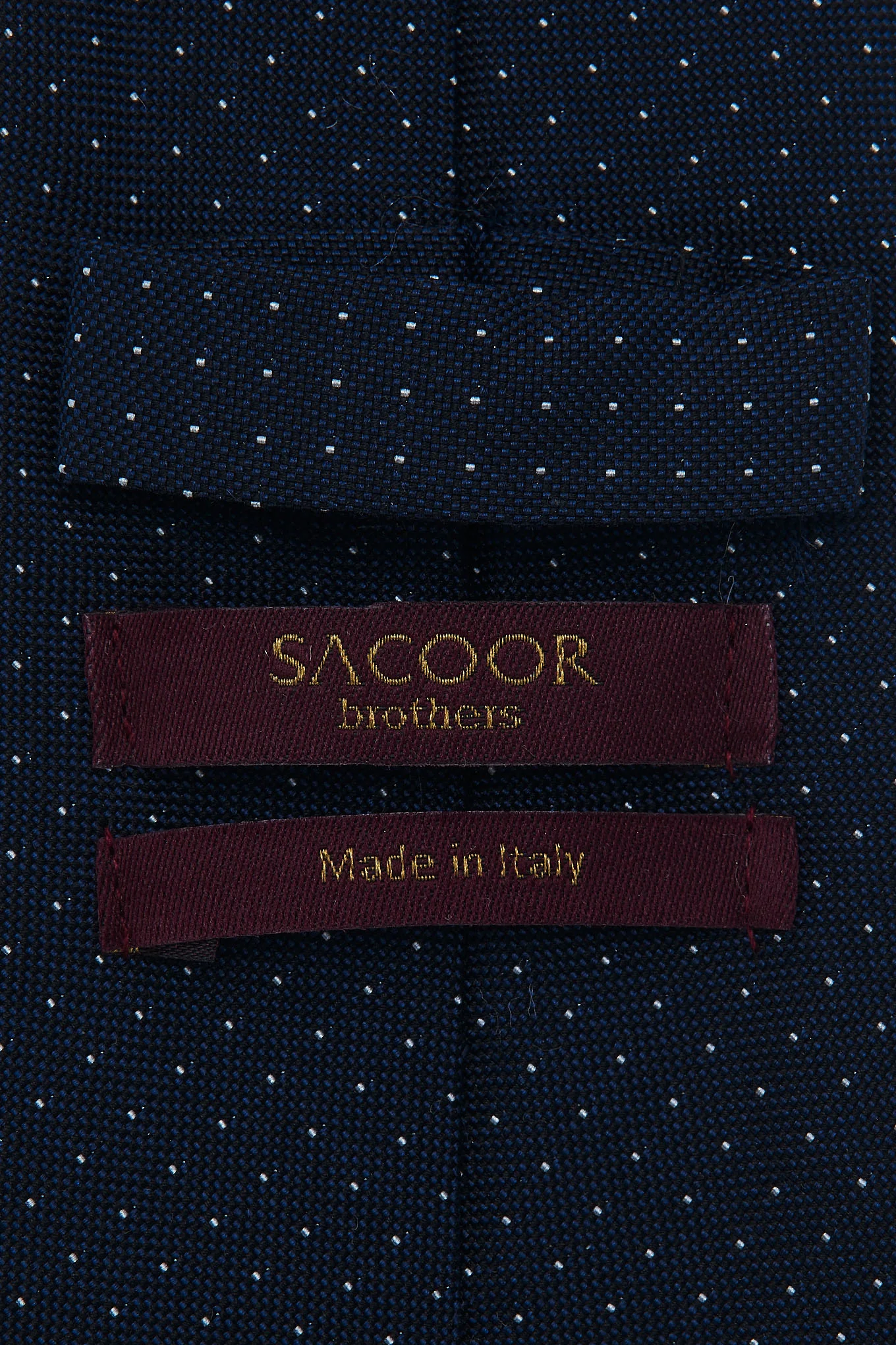 Men's Classic Tie in Cotton and Silk - Image 2