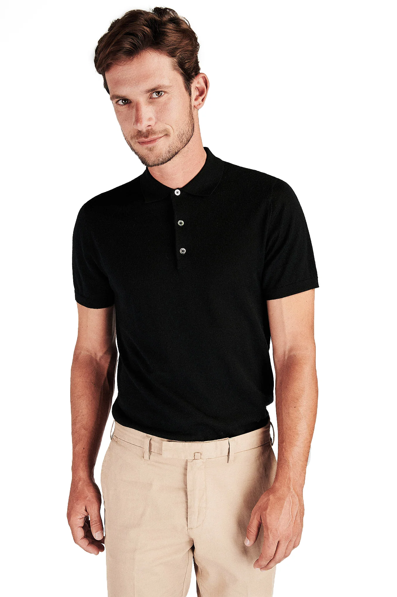 Men's Regular Fit Casual Mesh Polo - Image 11