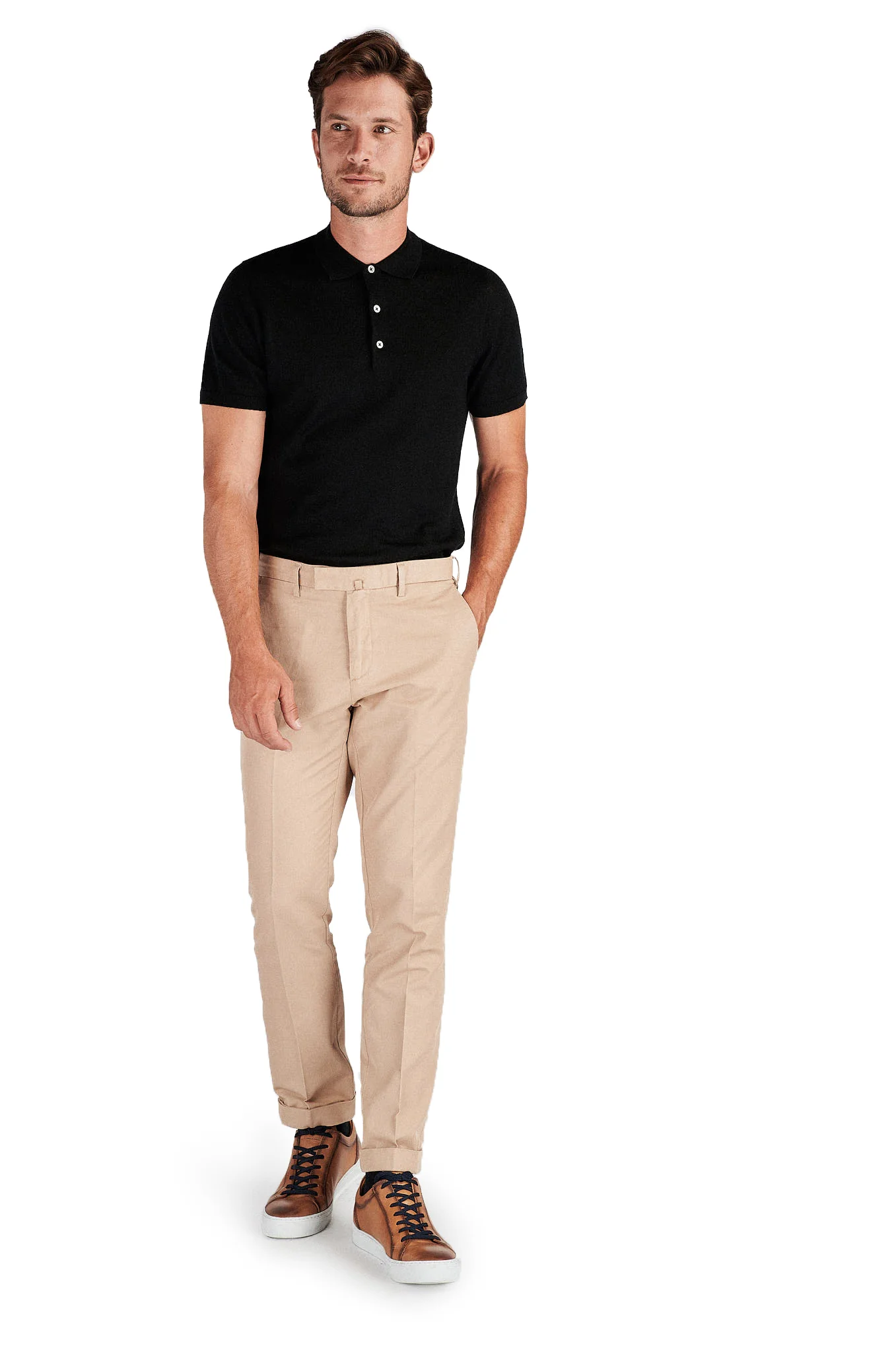 Men's Regular Fit Casual Mesh Polo - Image 8