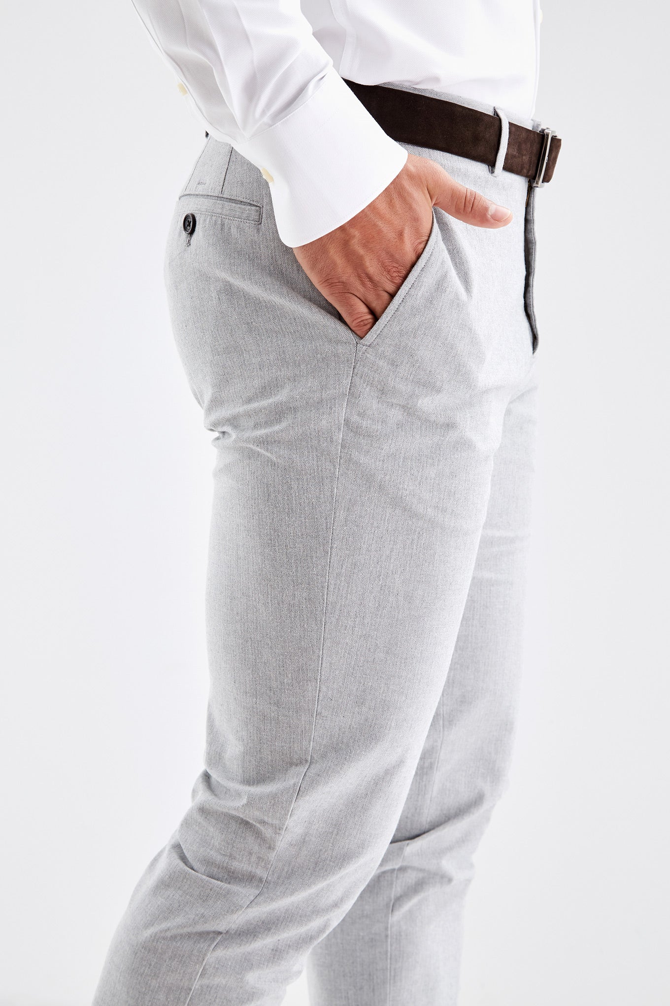 Men's Slim Chino Trousers - Image 3