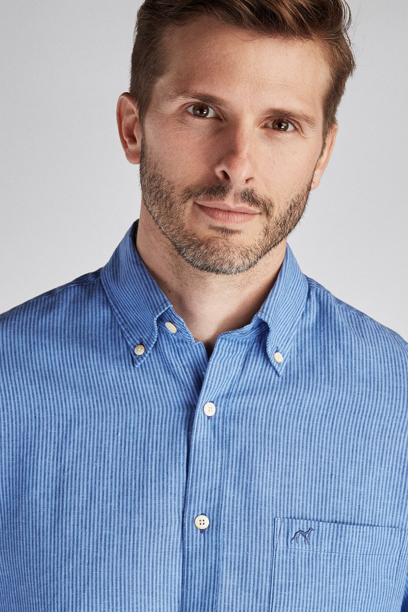 Men's Sport Regular Fit Linen and Cotton Shirt - Image 3