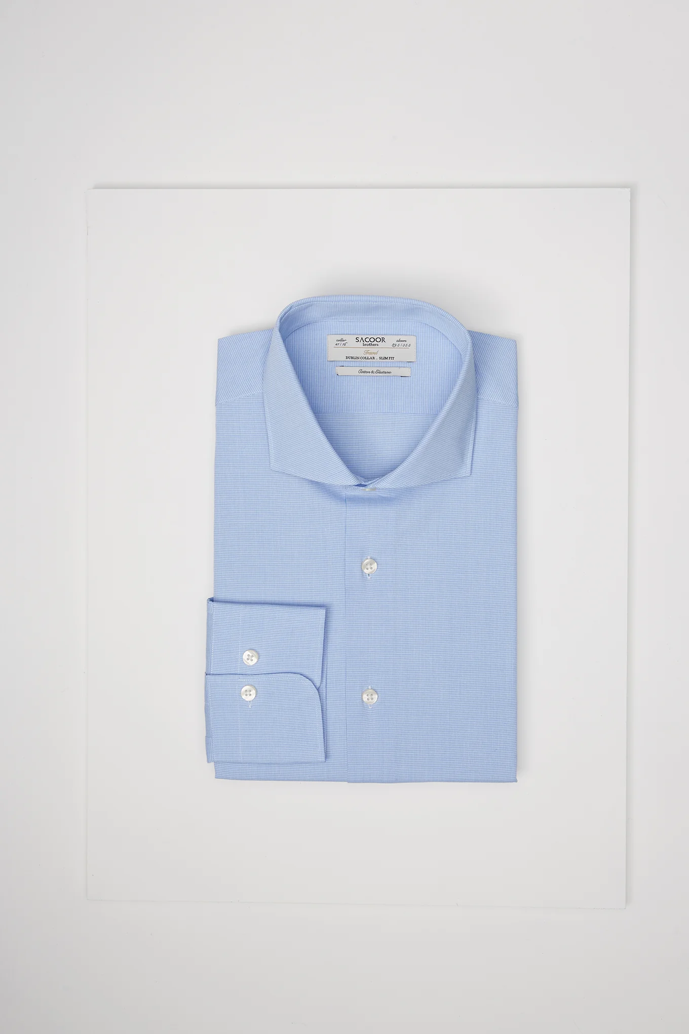 Men's Square Pattern Dublin Travel Shirt