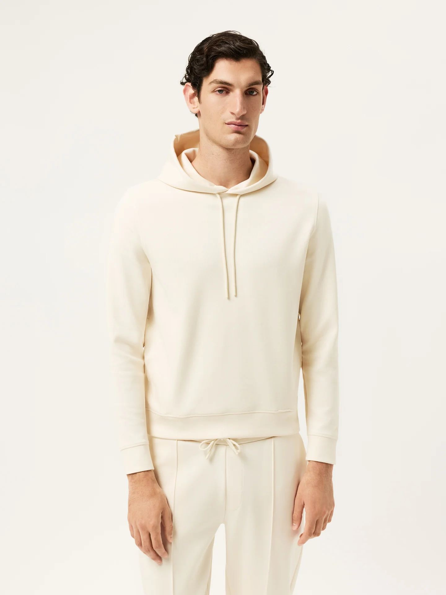 Modal Fleece Hoodie With High Relief Logo Print - Image 5