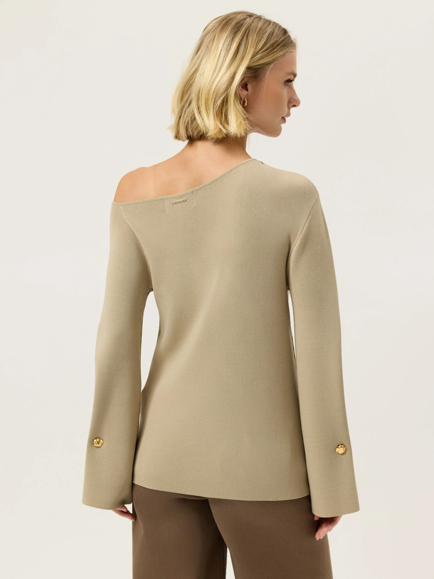 Off-shoulder Sweater In Viscose blend - Image 4