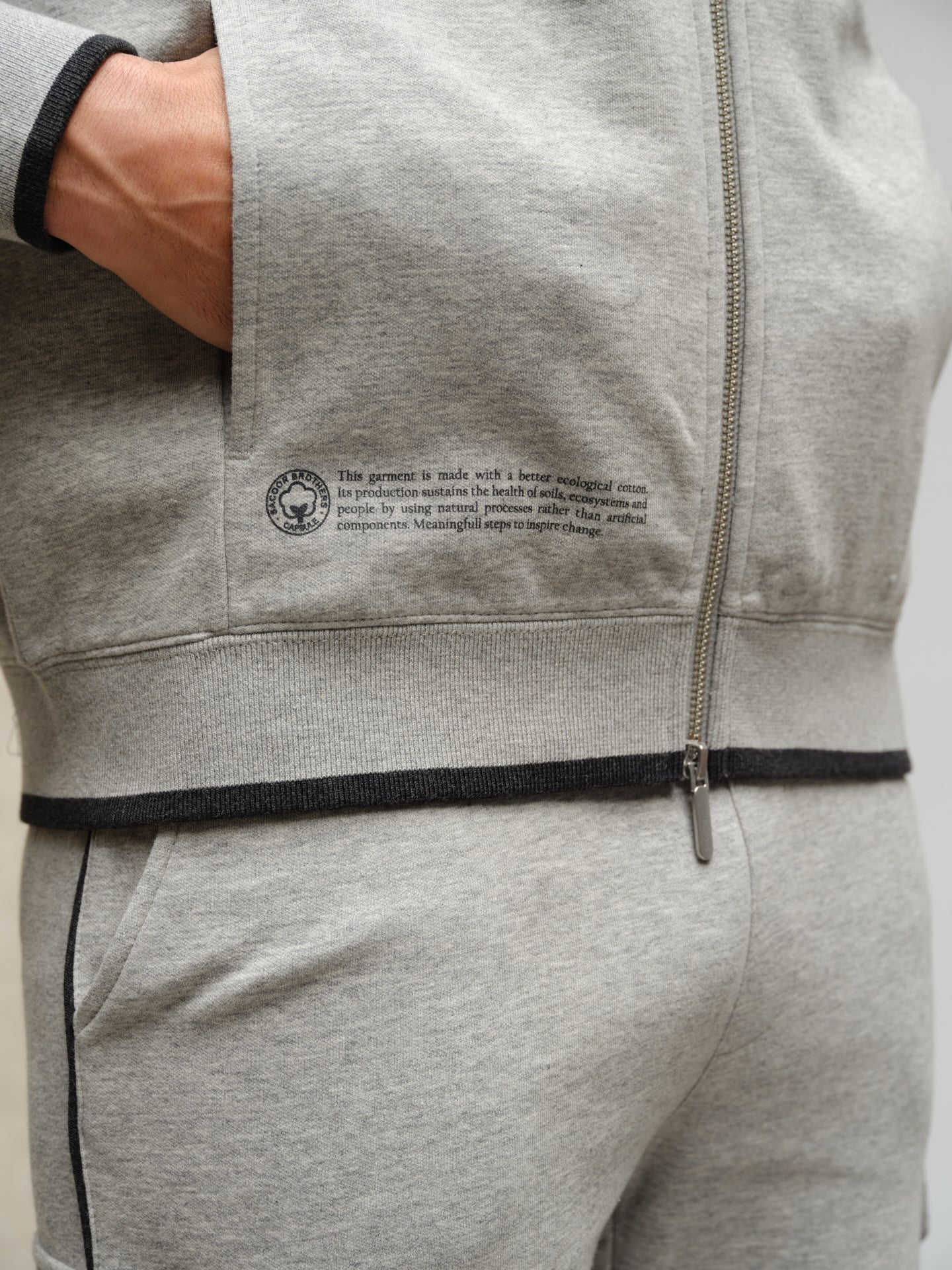 Organic Cotton Capsule Collection zipped hoodie - Image 11