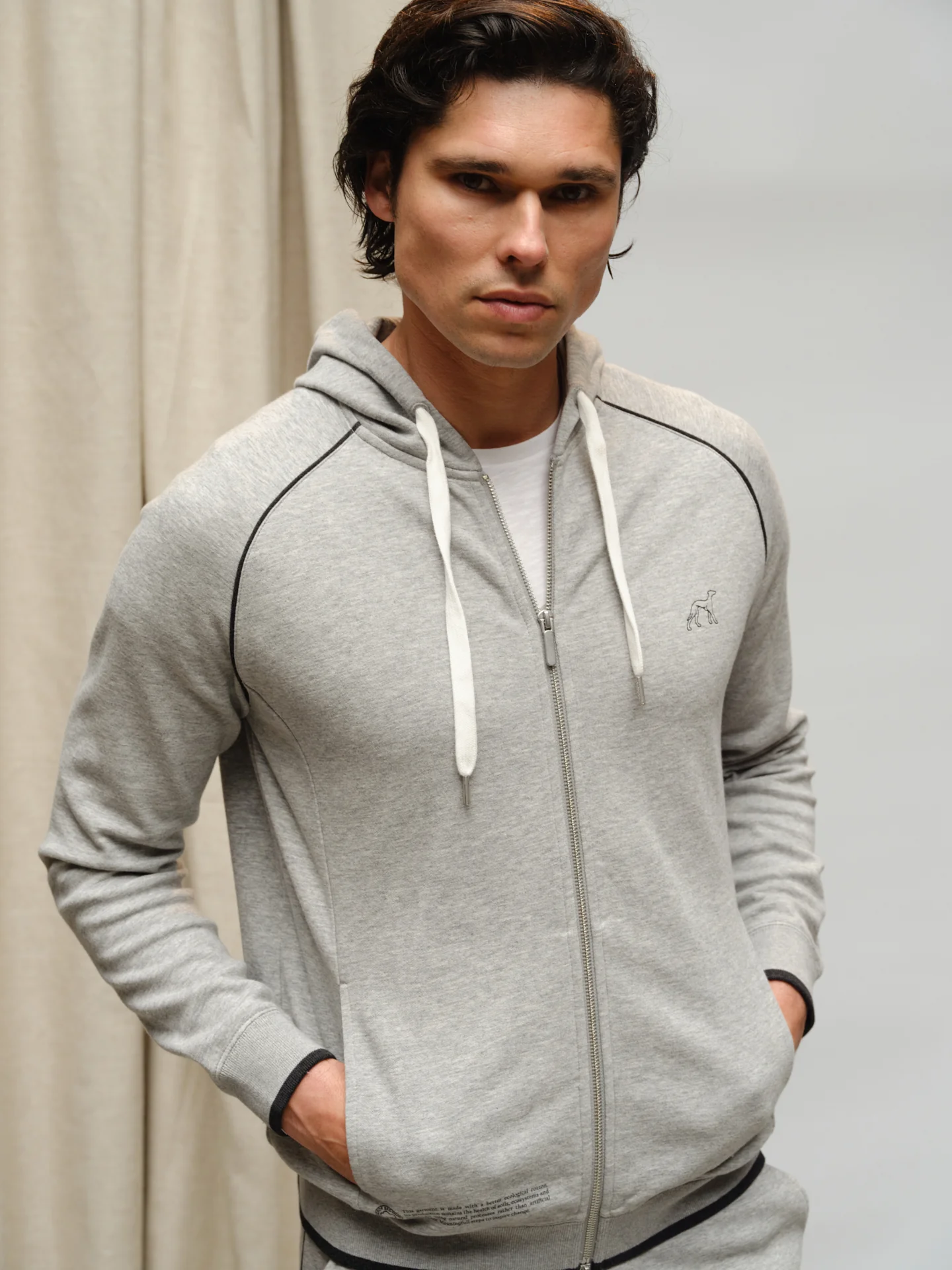 Organic Cotton Capsule Collection zipped hoodie - Image 9