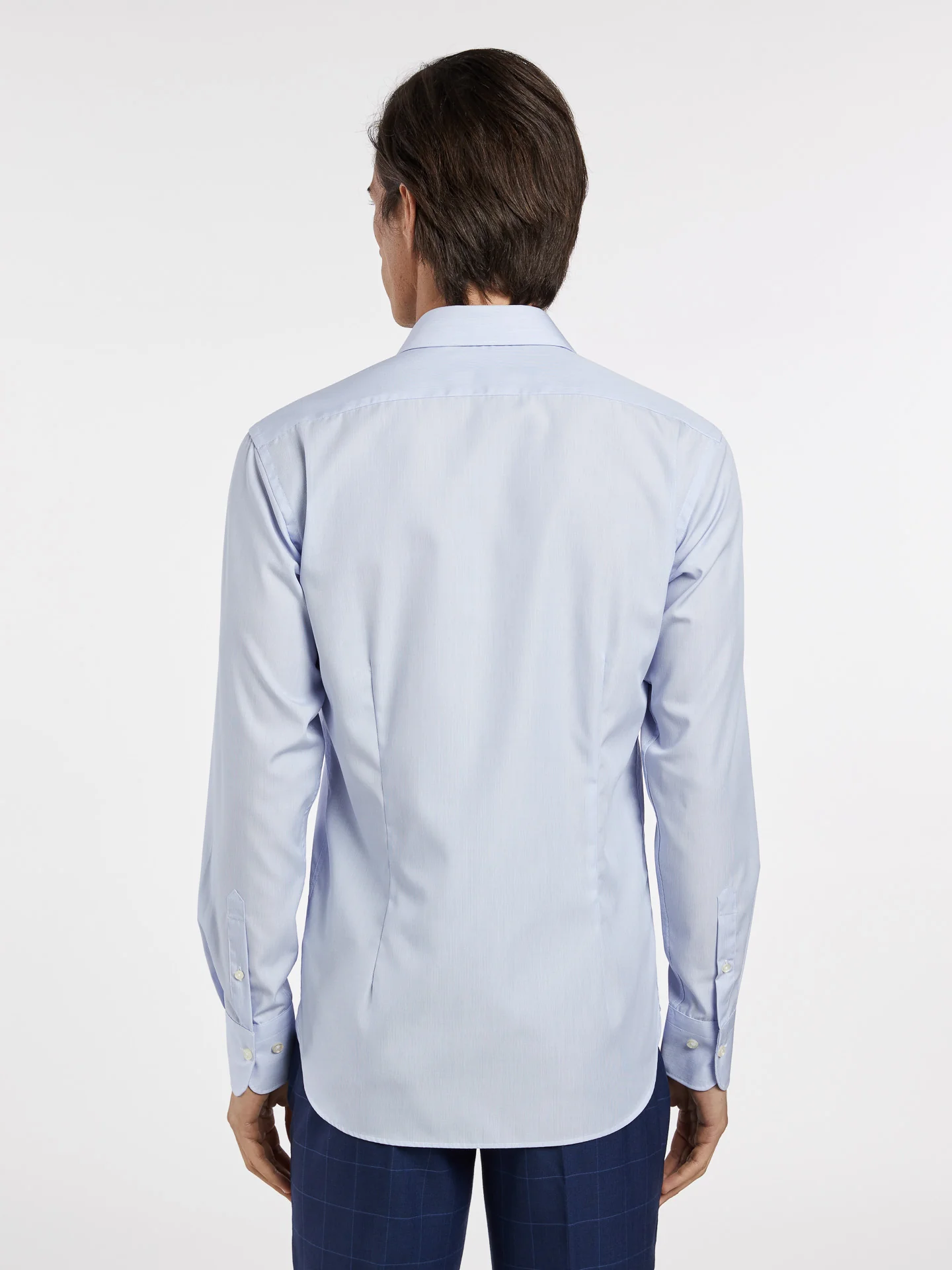 OXFORD COLLAR SLIM FIT SINGLE CUFF.LIQUID AMONIAC FINISHING - Image 2
