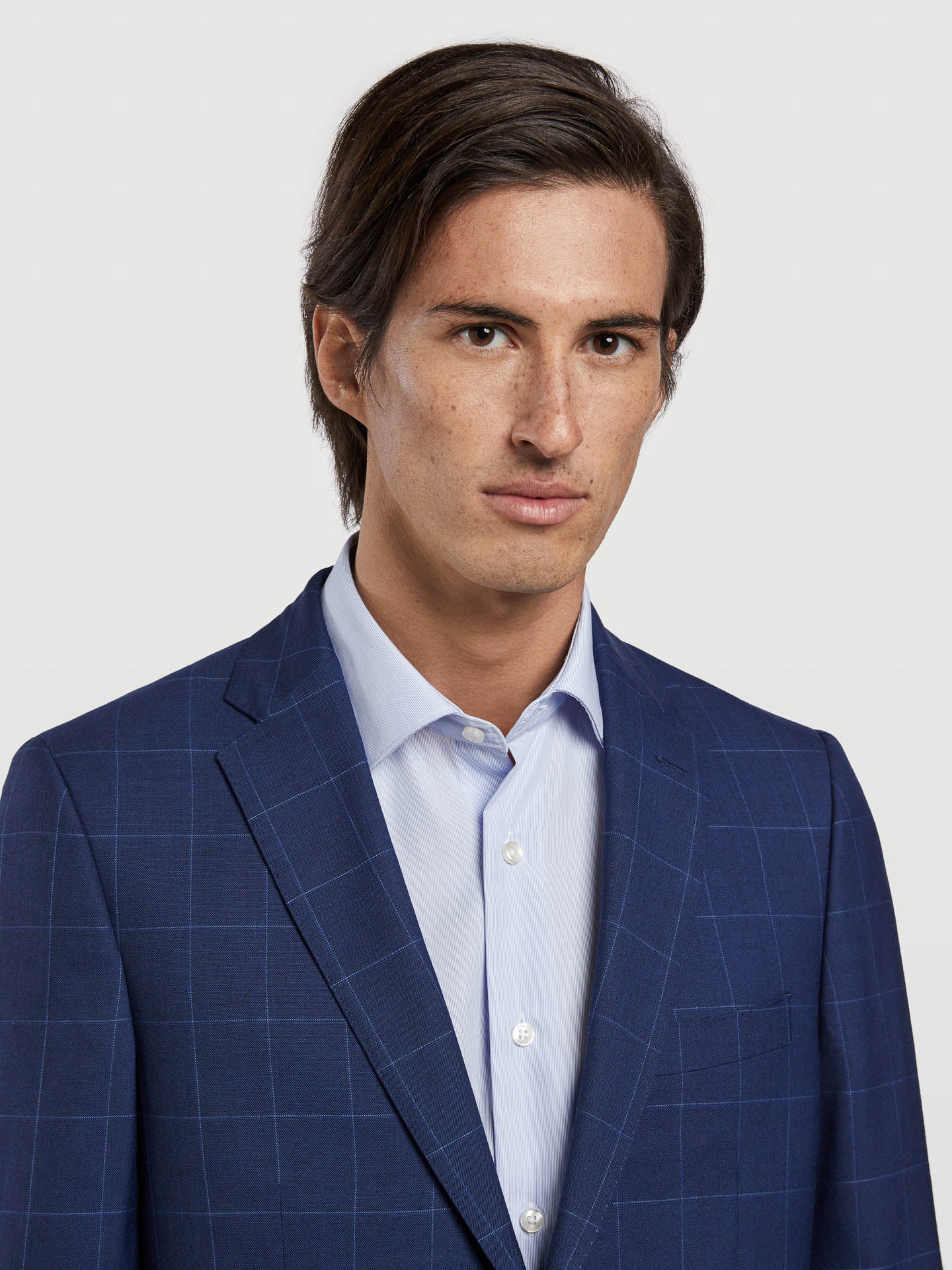 OXFORD COLLAR SLIM FIT SINGLE CUFF.LIQUID AMONIAC FINISHING - Image 3