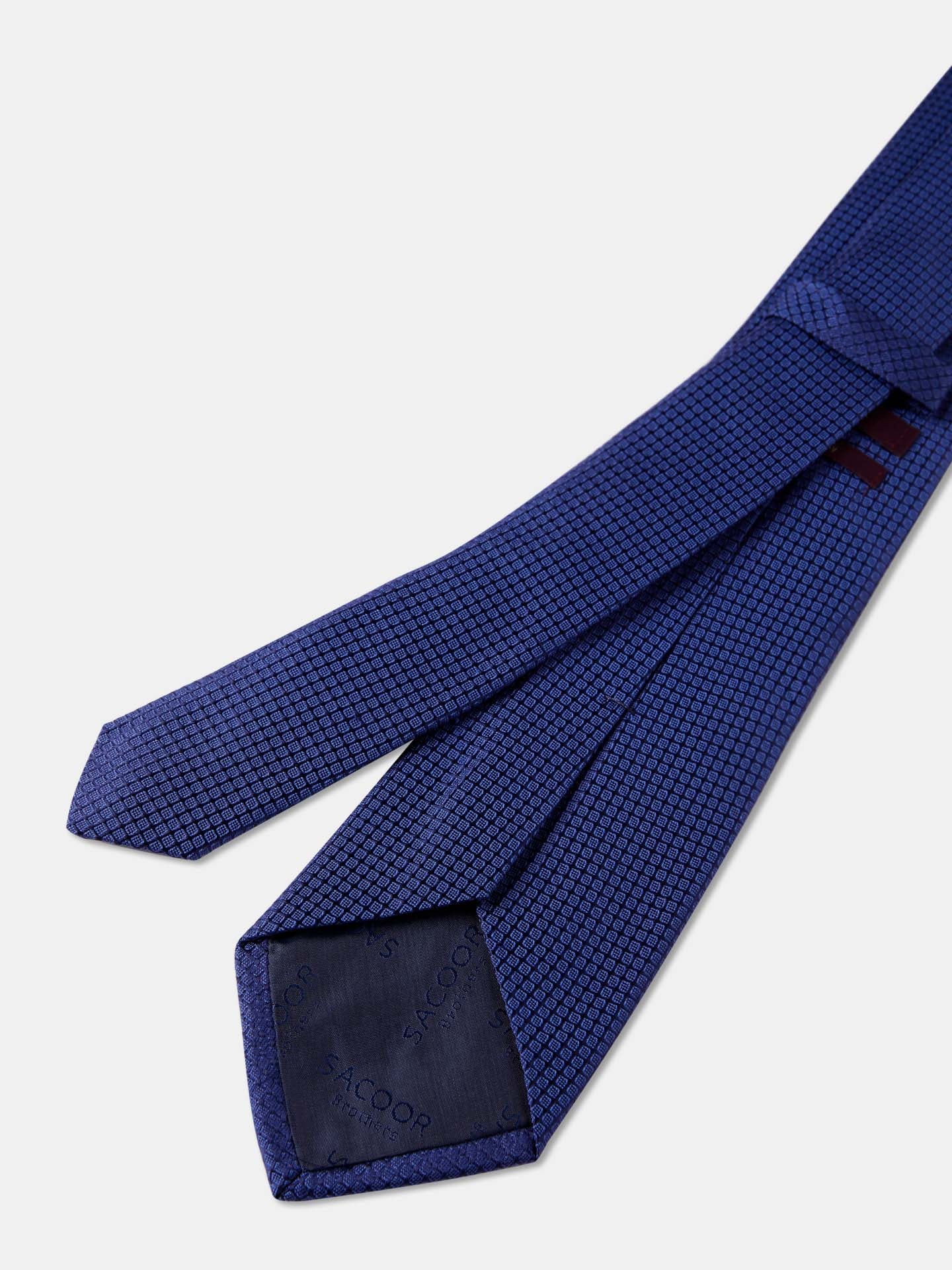 Plain 100% Silk Tie 7,5cm - Image 2