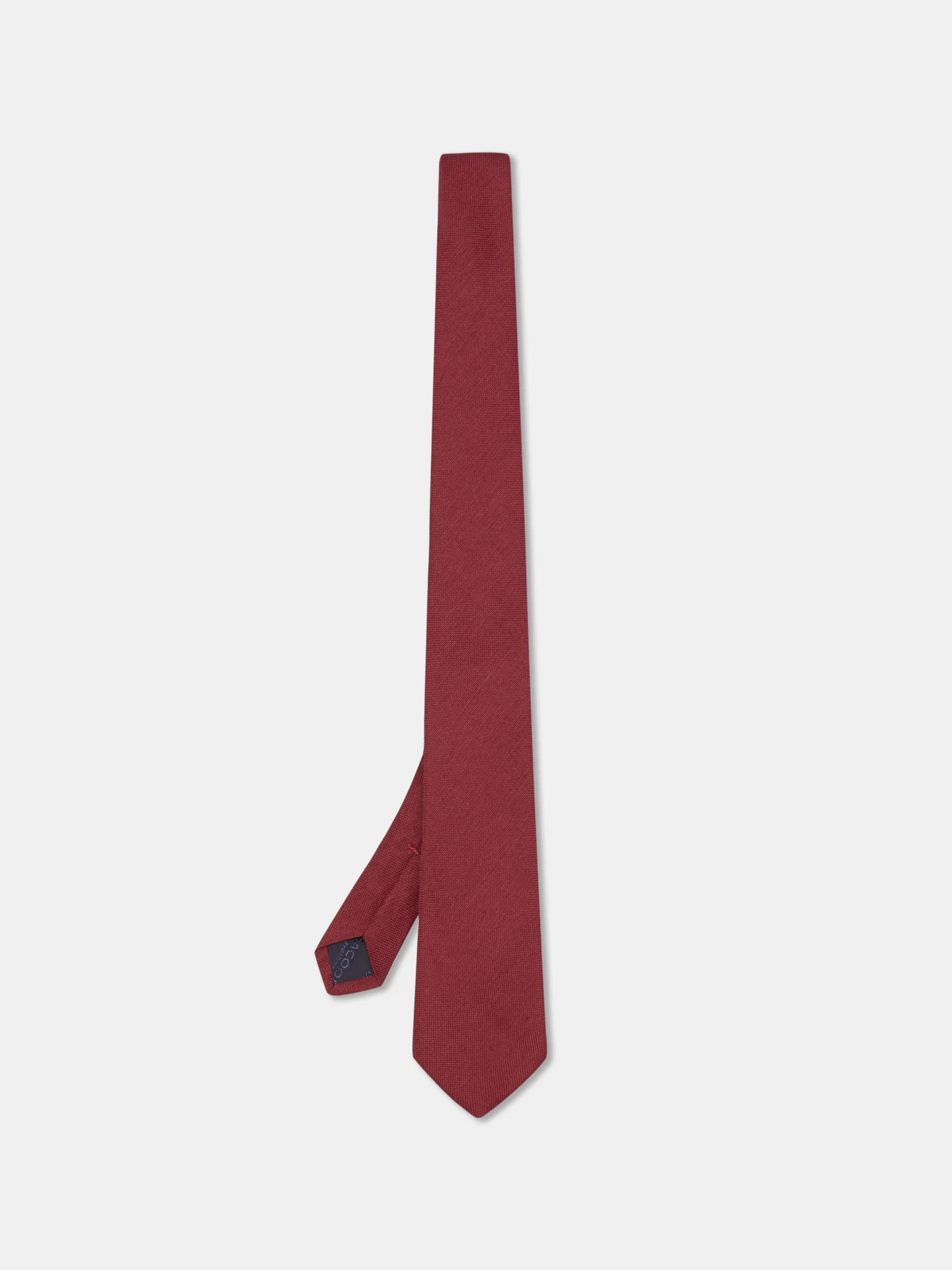 Plain 100% Silk Tie 7,5cm - Image 3