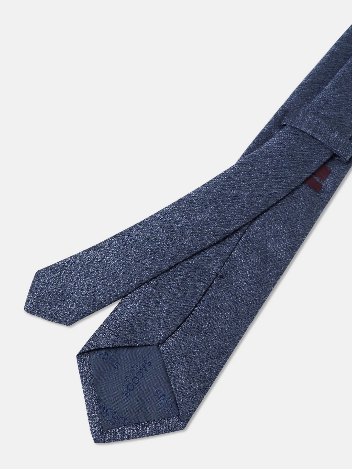 Plain 100% Silk Tie 7,5cm - Image 2