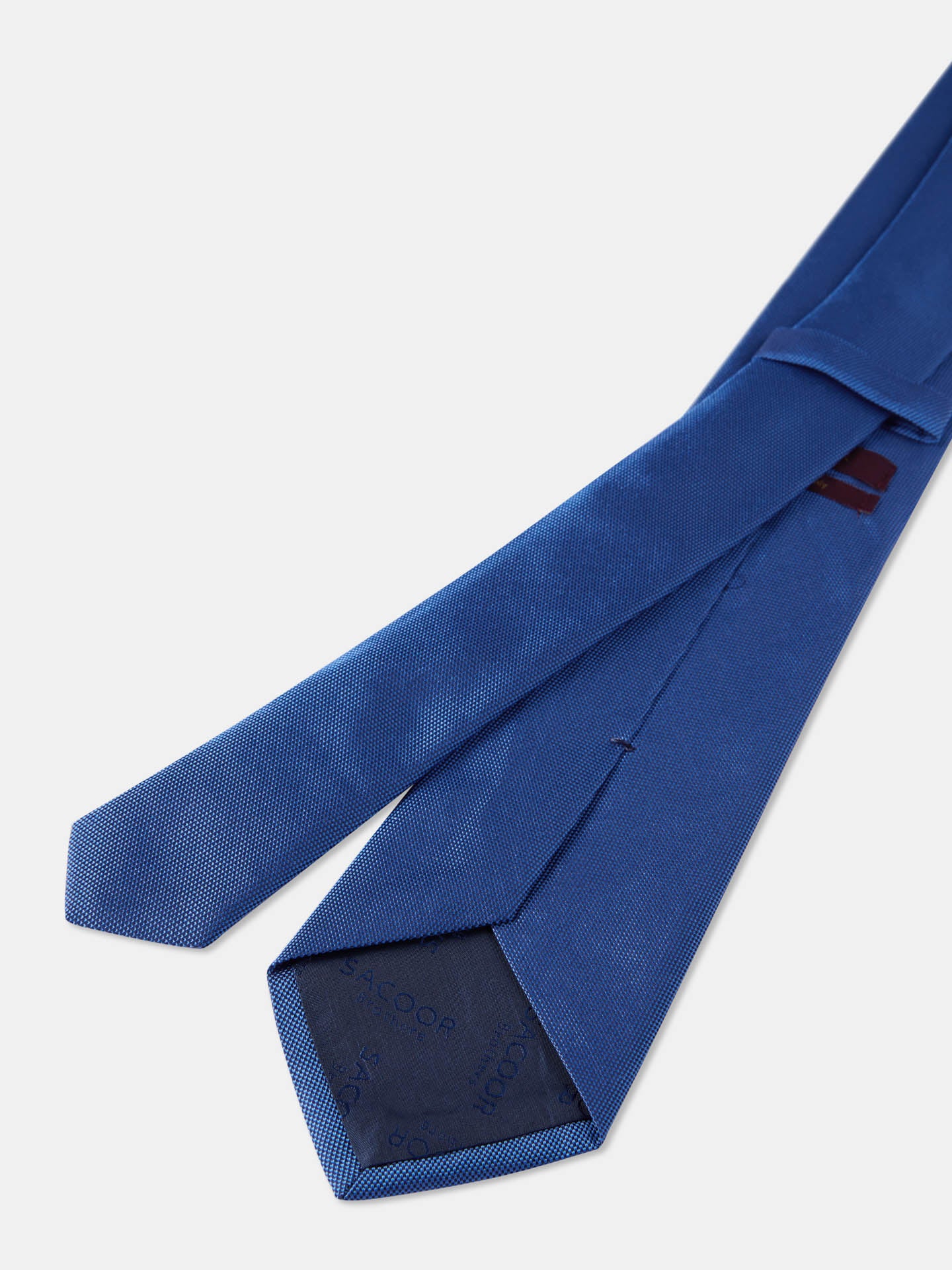 Plain 100% Silk Tie 7,5cm - Image 2