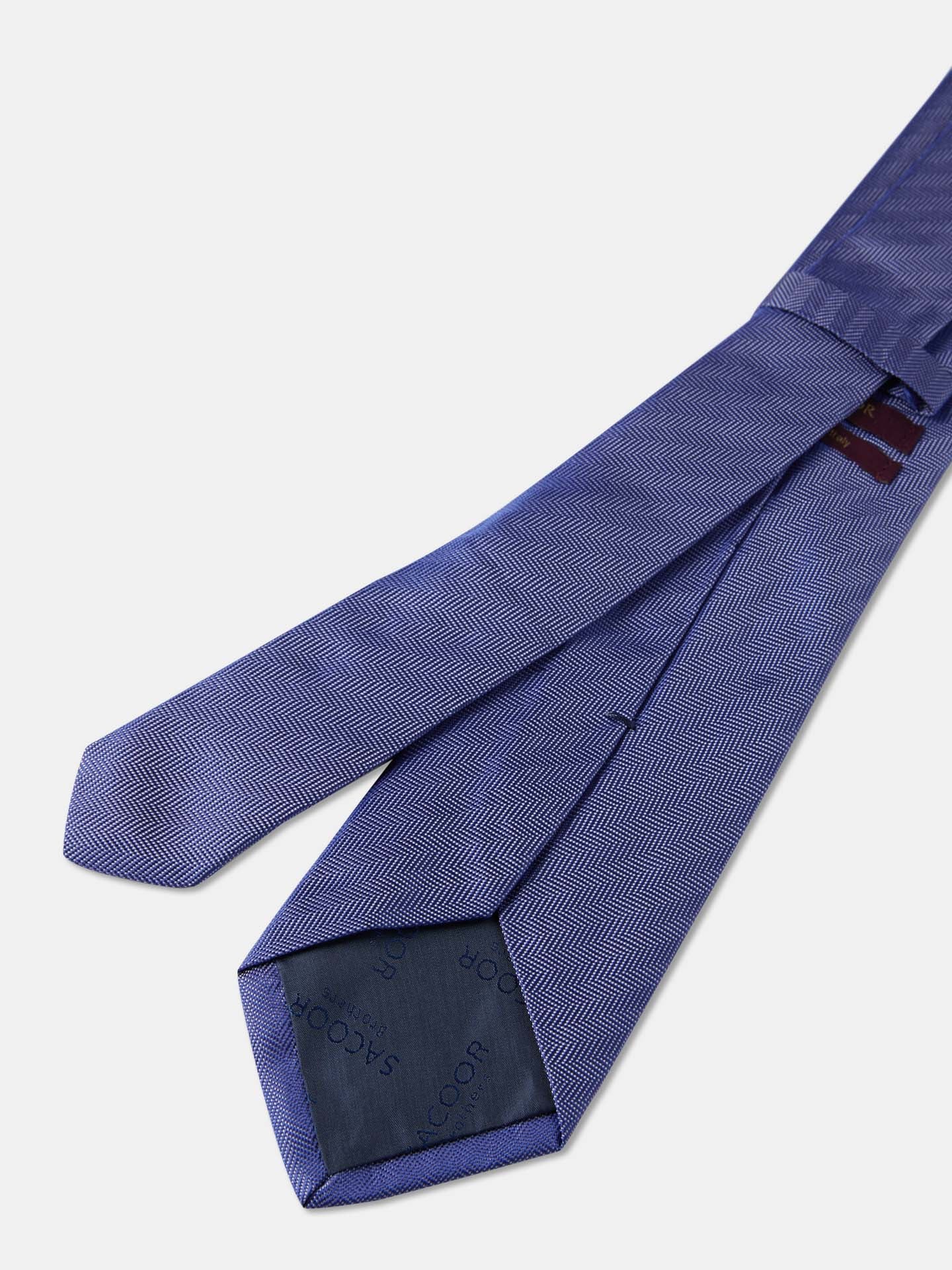 Plain 100% Silk Tie 7,5cm - Image 6