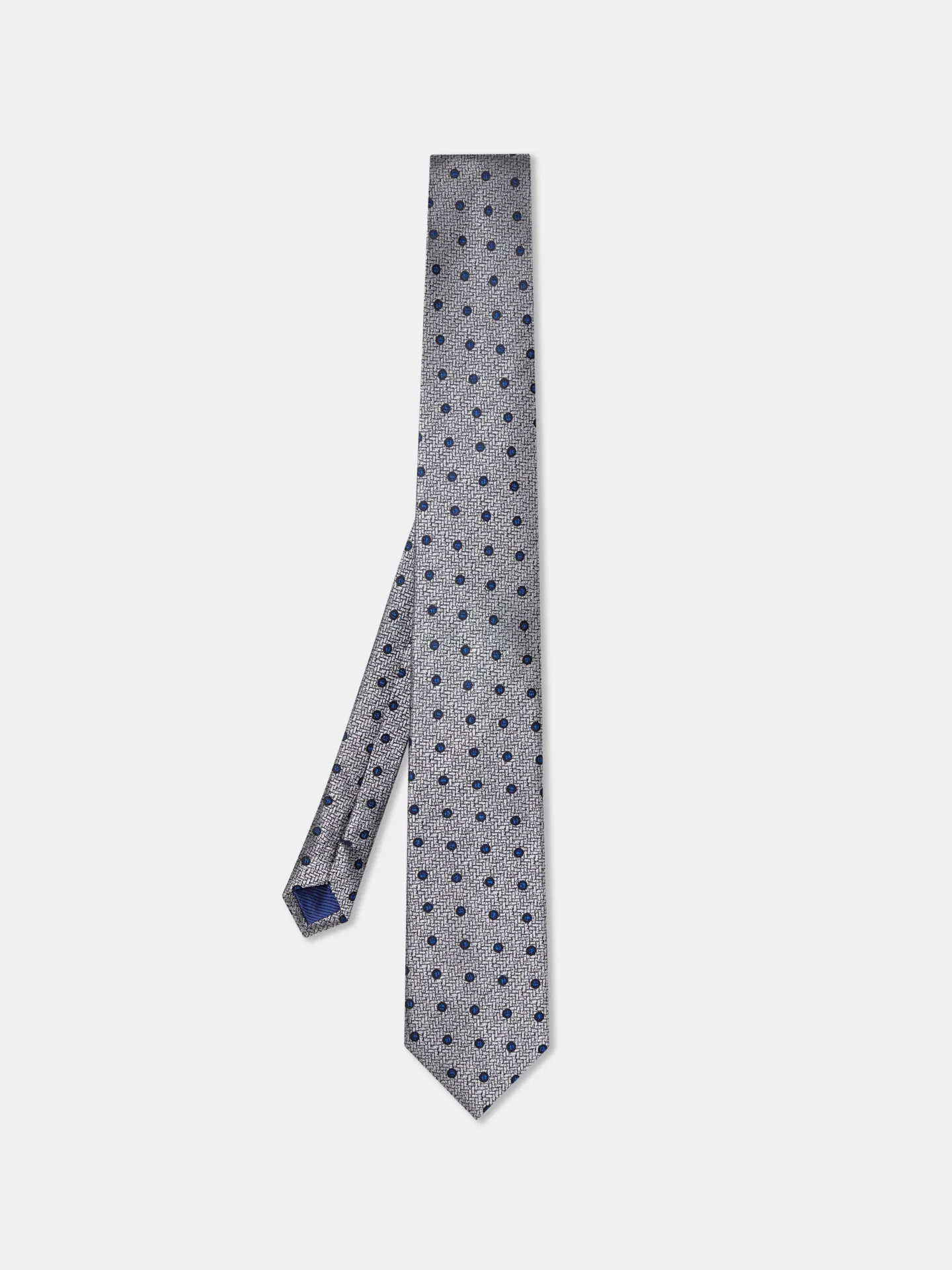 Polka Dot Pattern Tie 100% Silk 7,5cm