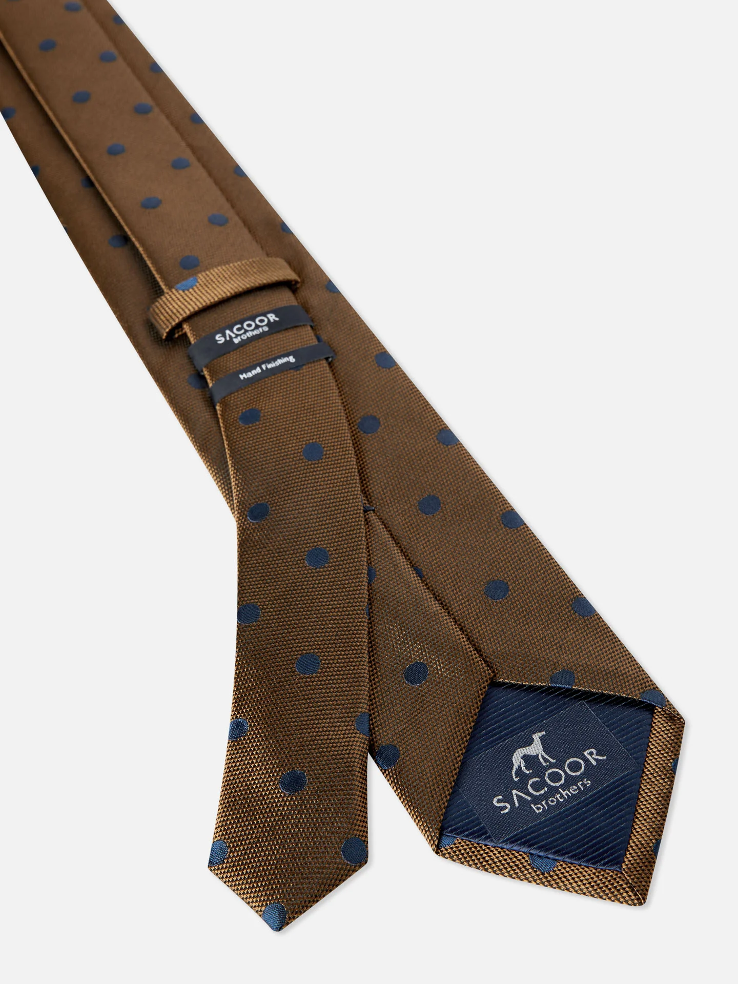 Polka Dot Pattern Tie 100% Silk 7,5cm - Image 2