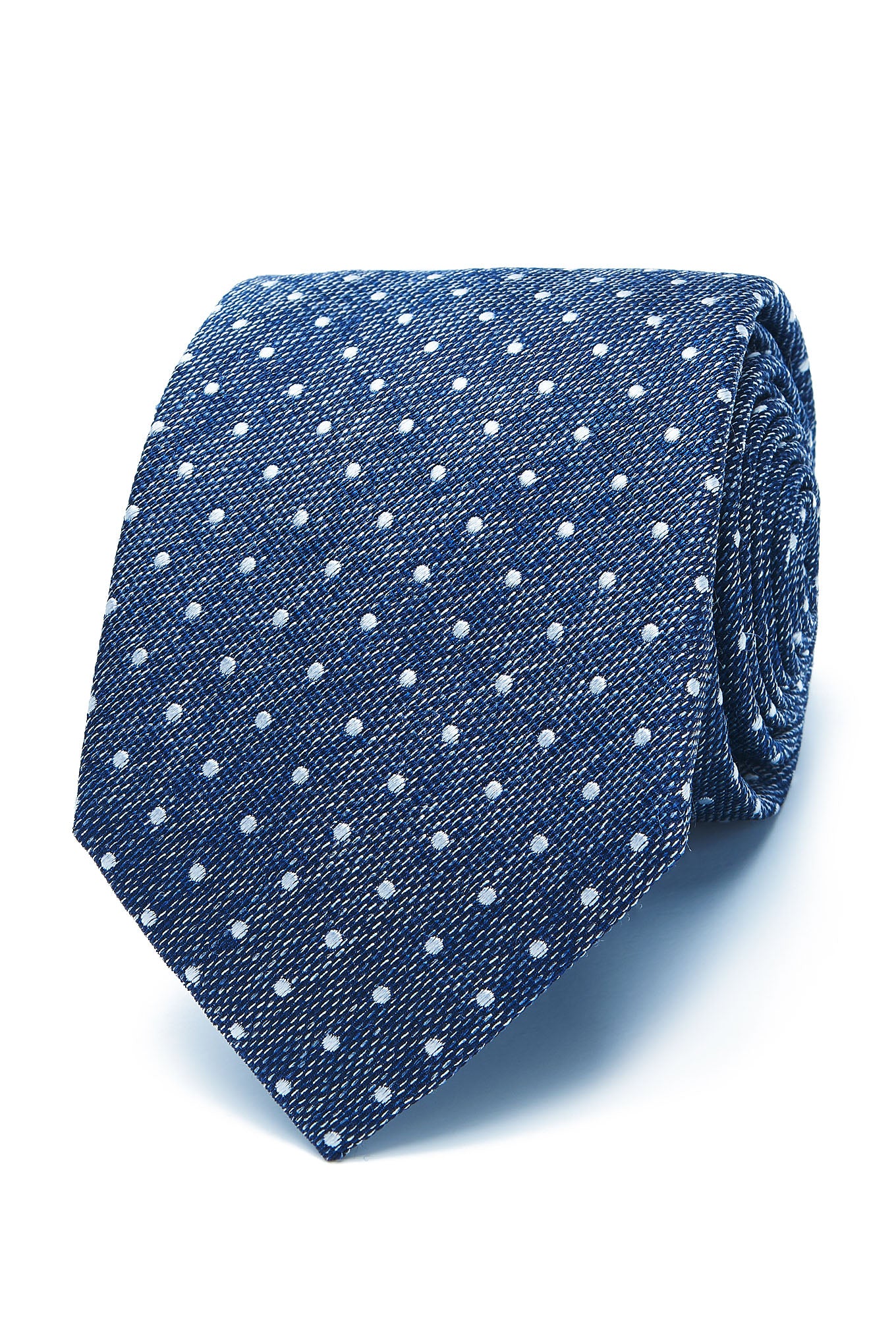 Polka Dot Pattern Tie 100% Silk 8cm