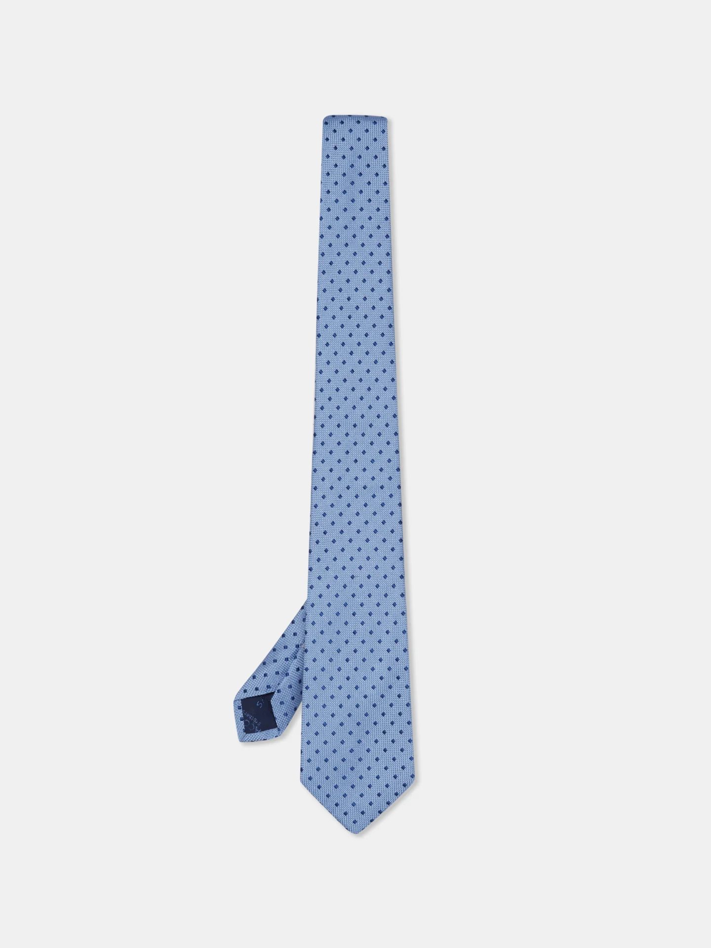 Polka Dot Pattern Tie 100% Silk 8cm - Image 3