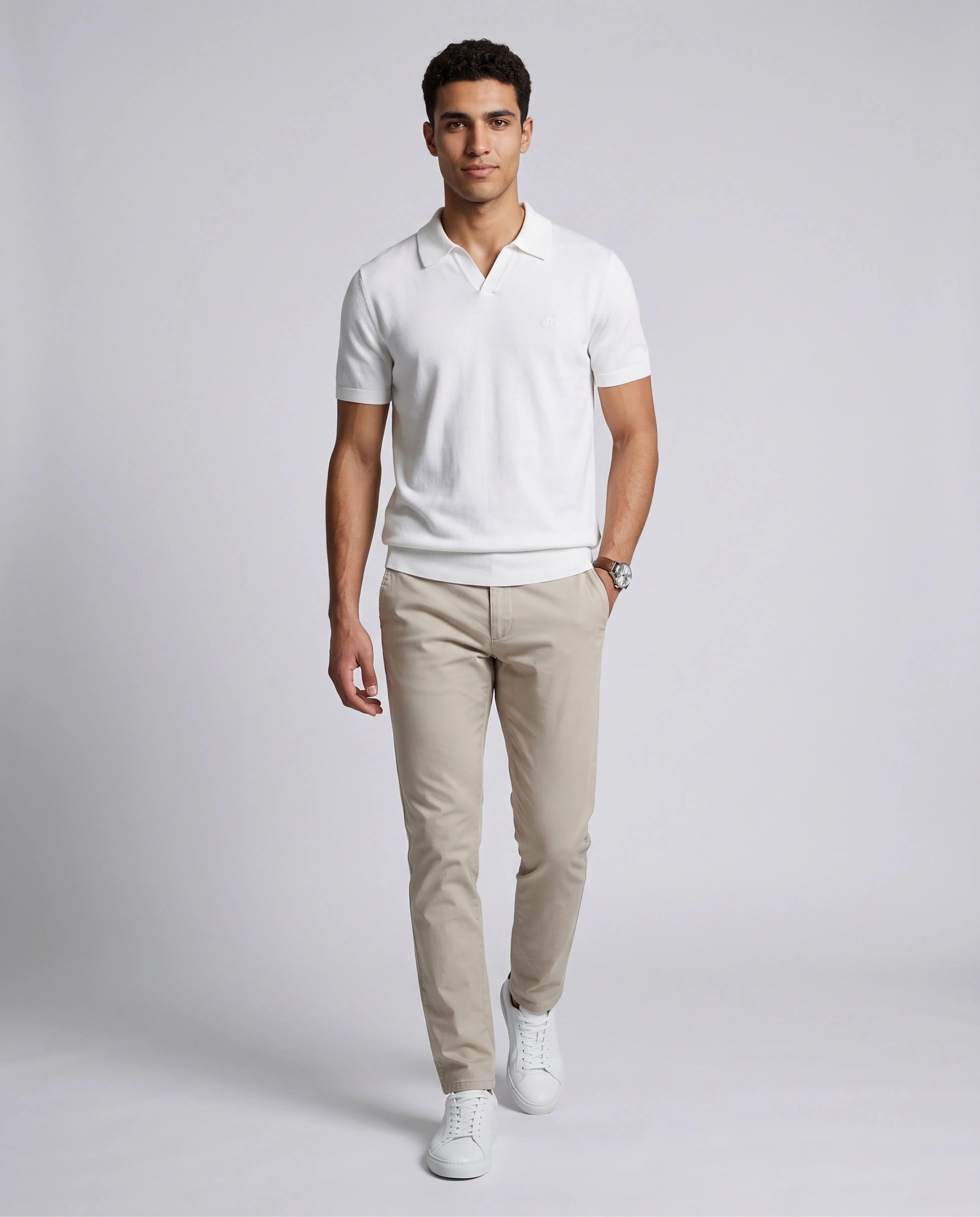 Polo Sweater Man Casual - Image 2