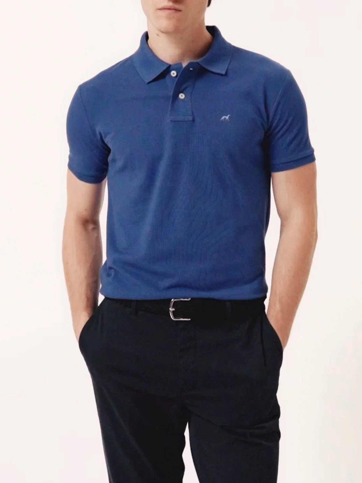 Premium slim Fit Piqué Polo in 100% BCI Cotton - Image 4