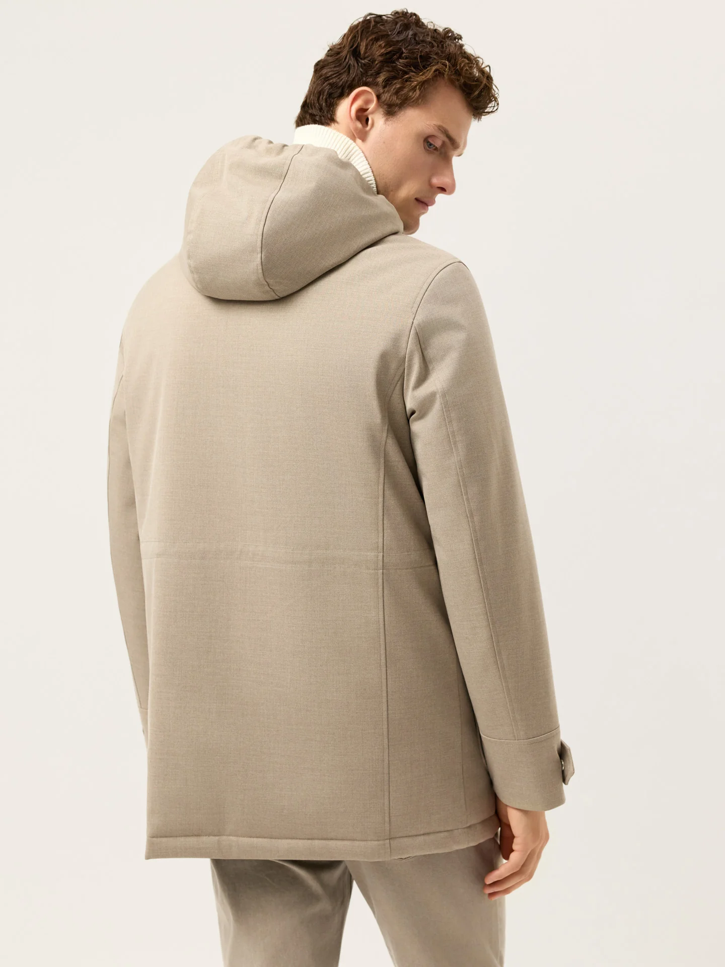 Quilted Technical Parka With Detachable Hood - Image 7