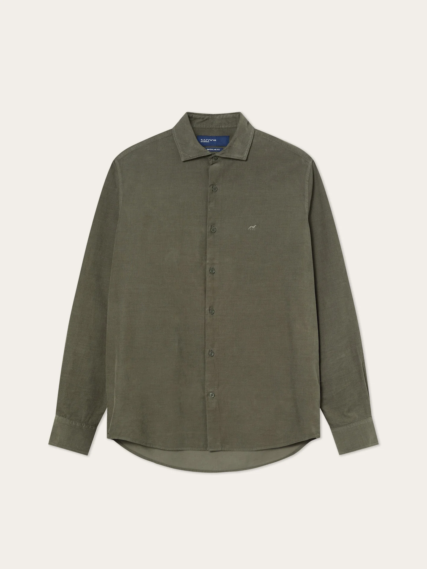 Regular Fit Baby Corduroy Shirt With Pigment-Dyed Finish - Image 10