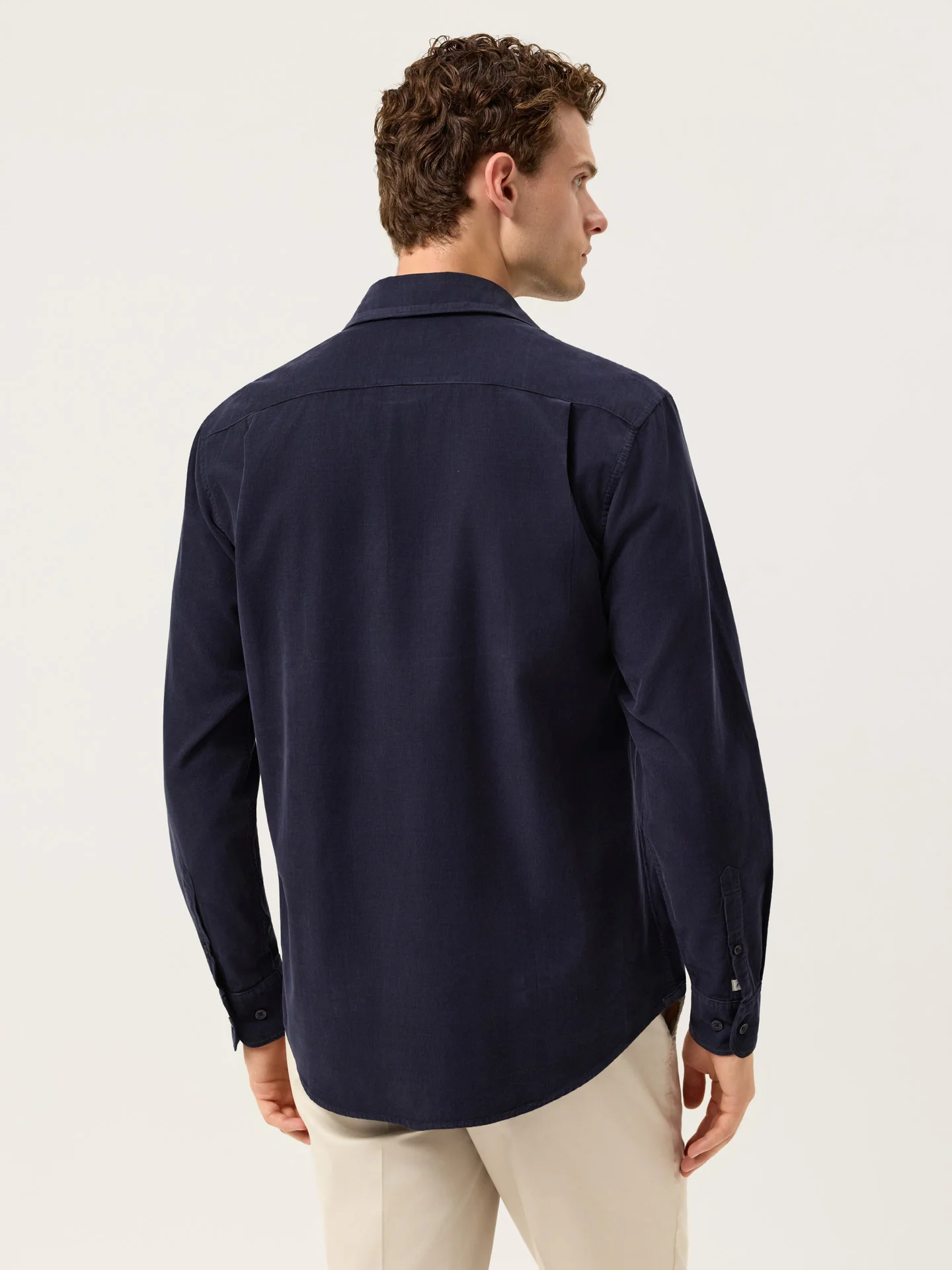 Regular Fit Baby Corduroy Shirt With Pigment-Dyed Finish - Image 3