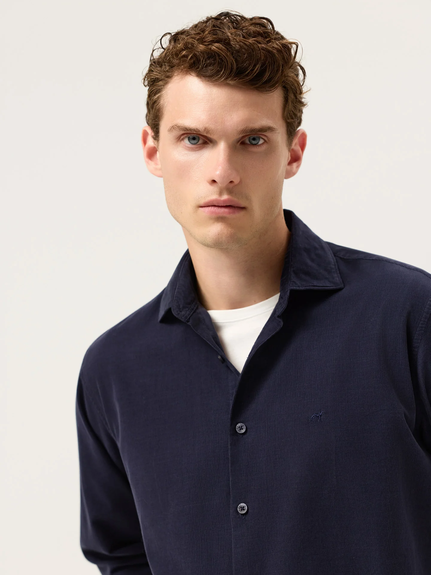 Regular Fit Baby Corduroy Shirt With Pigment-Dyed Finish - Image 4