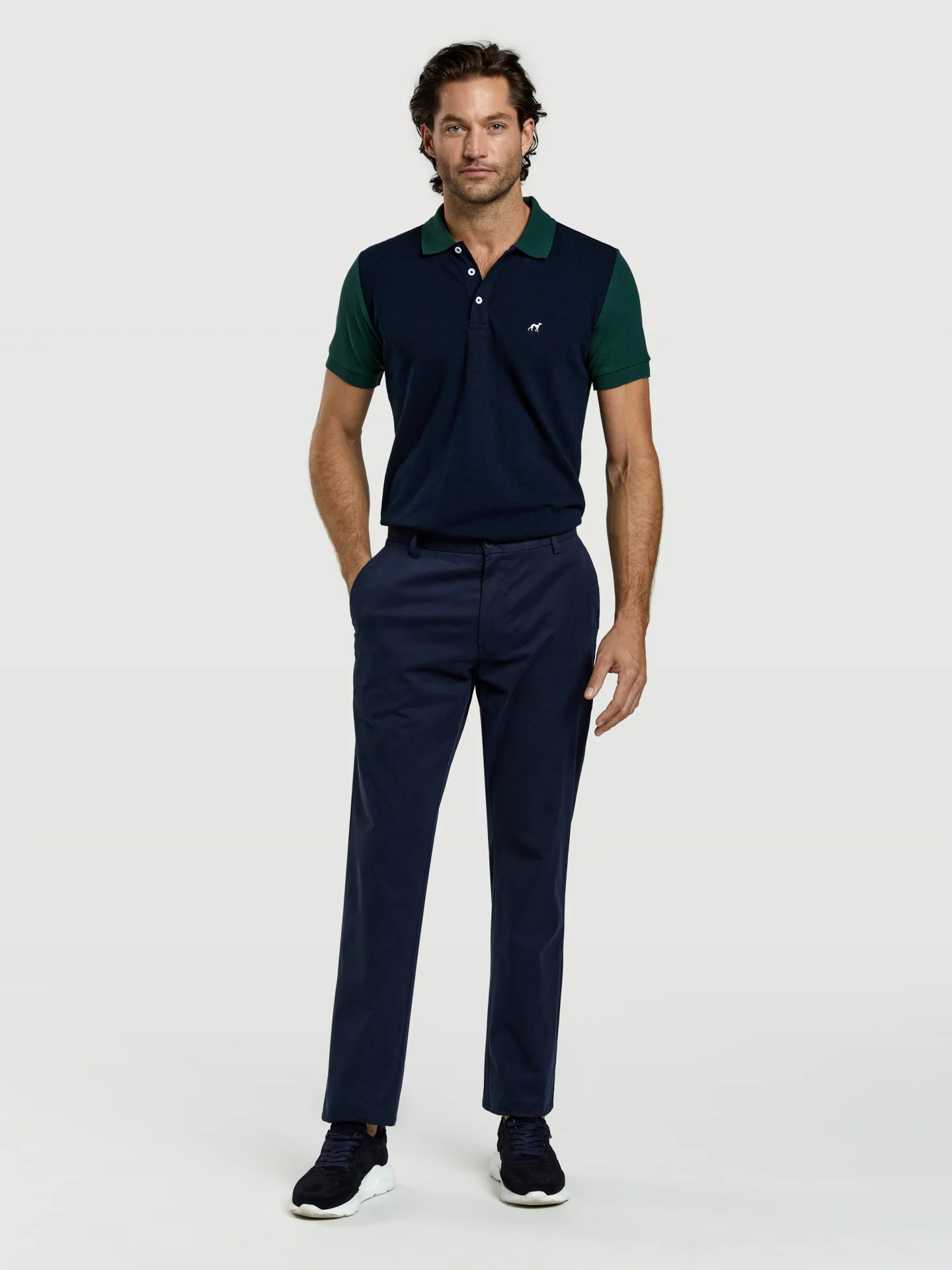 Regular fit basic chino trousers - Image 13