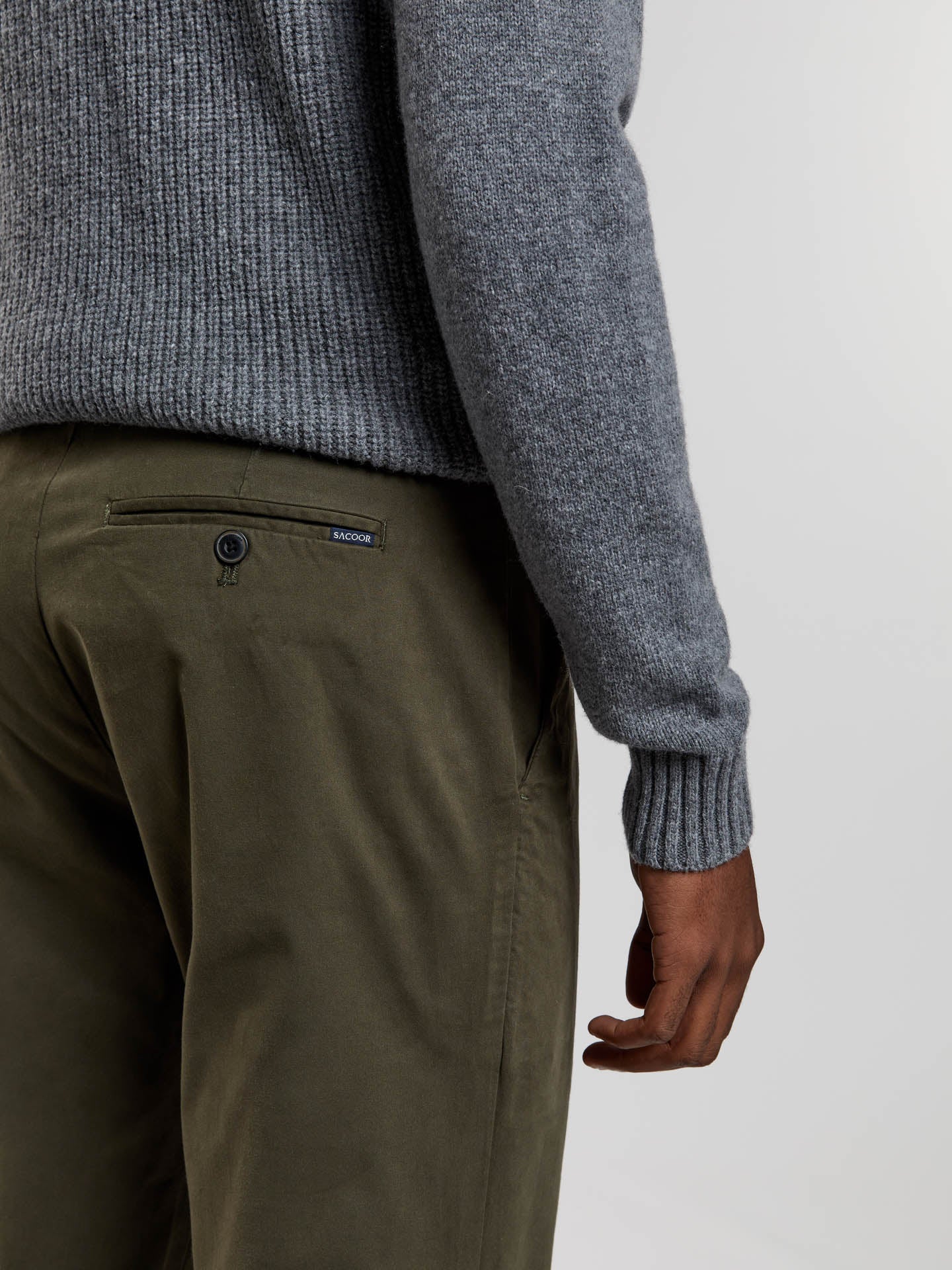 Regular fit basic chino trousers - Image 19