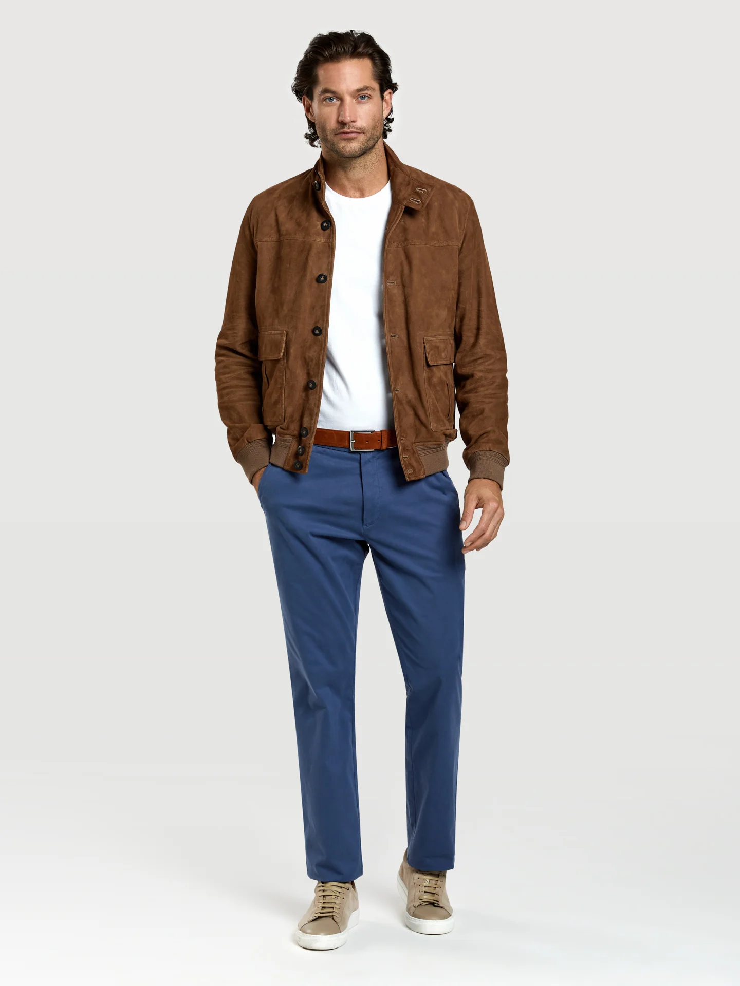 Regular fit basic chino trousers - Image 24