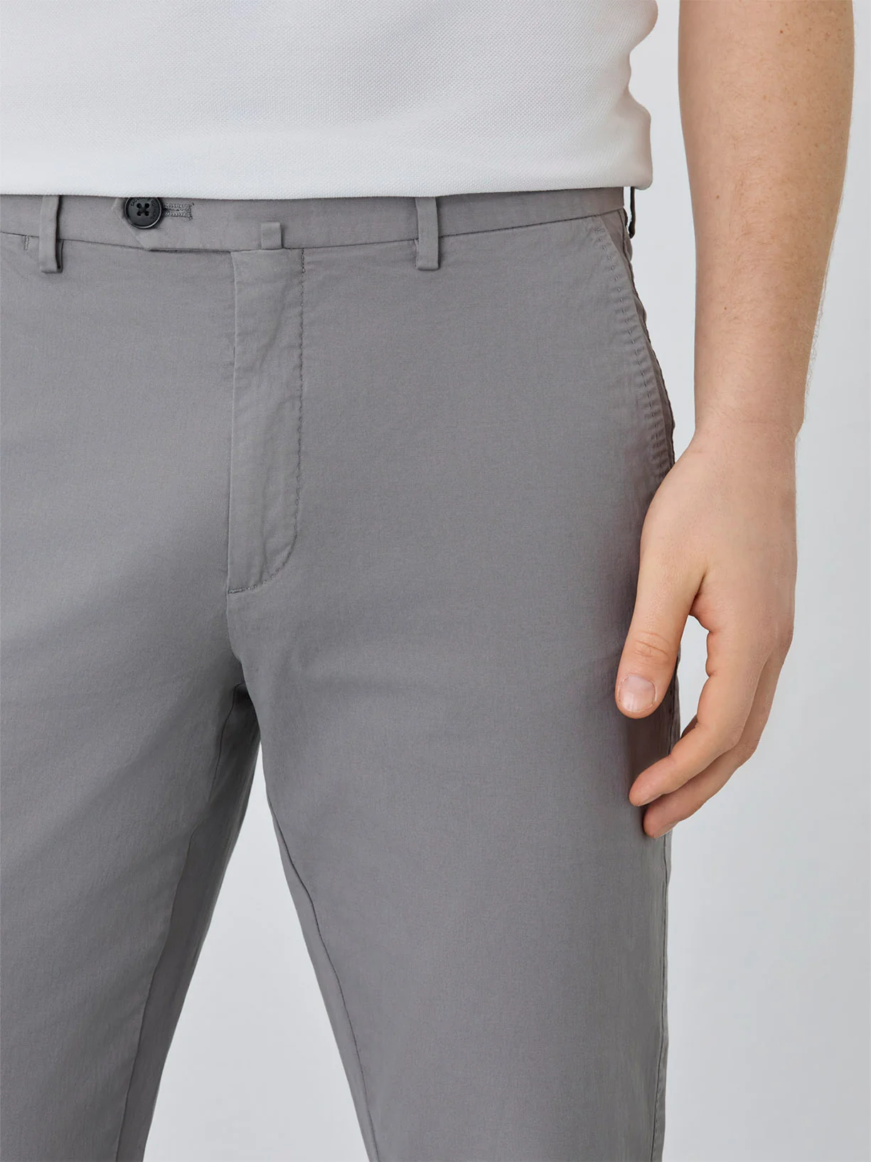 Regular Fit Chino Trousers With Clock Pocket - Image 18