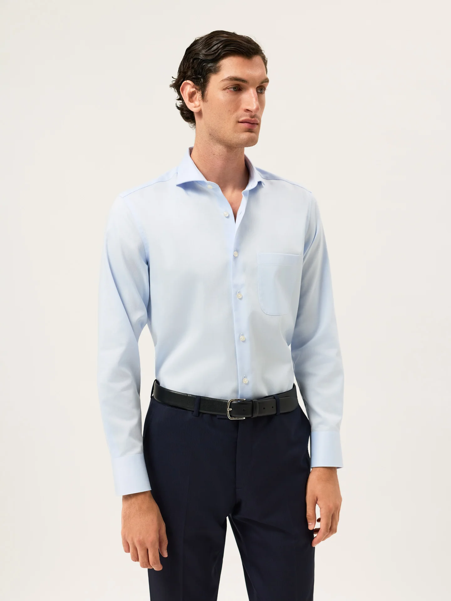 Regular Fit Classic Cotton Shirt With Dublin Collar - Image 2