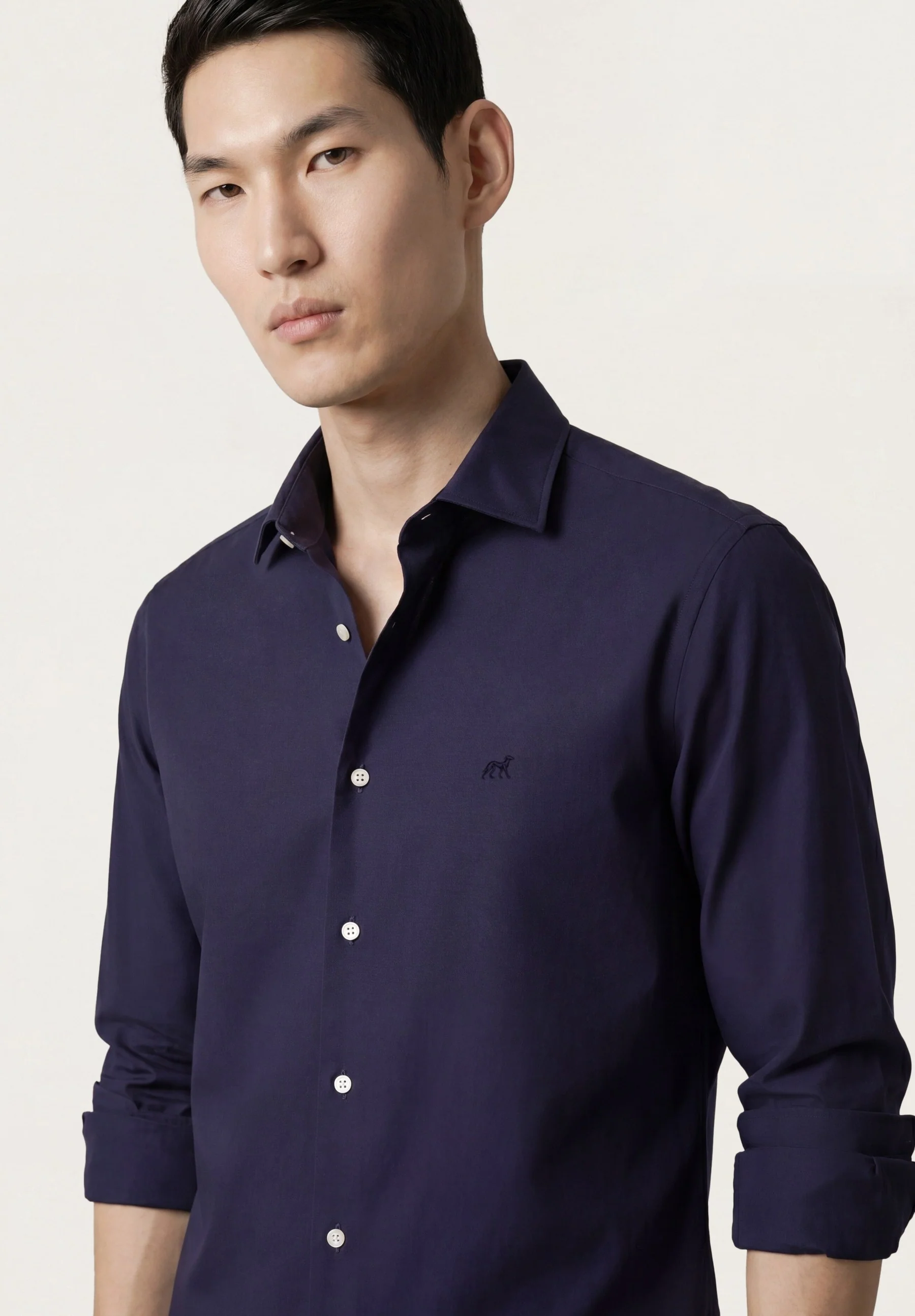 Regular Fit Garment Dye Open Oxford Shirt in Comfort Cotton - Image 2