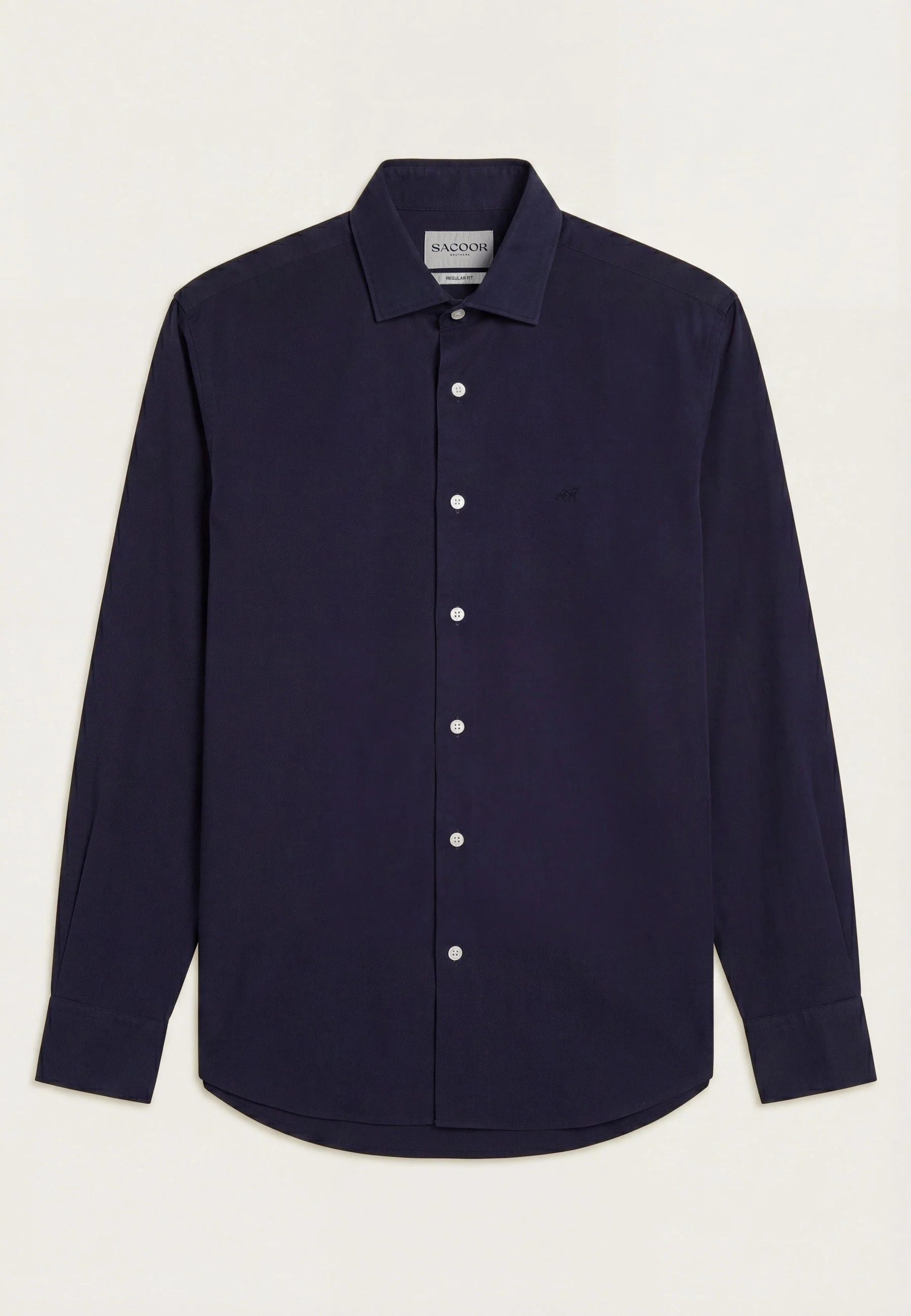 Regular Fit Garment Dye Open Oxford Shirt in Comfort Cotton - Image 4