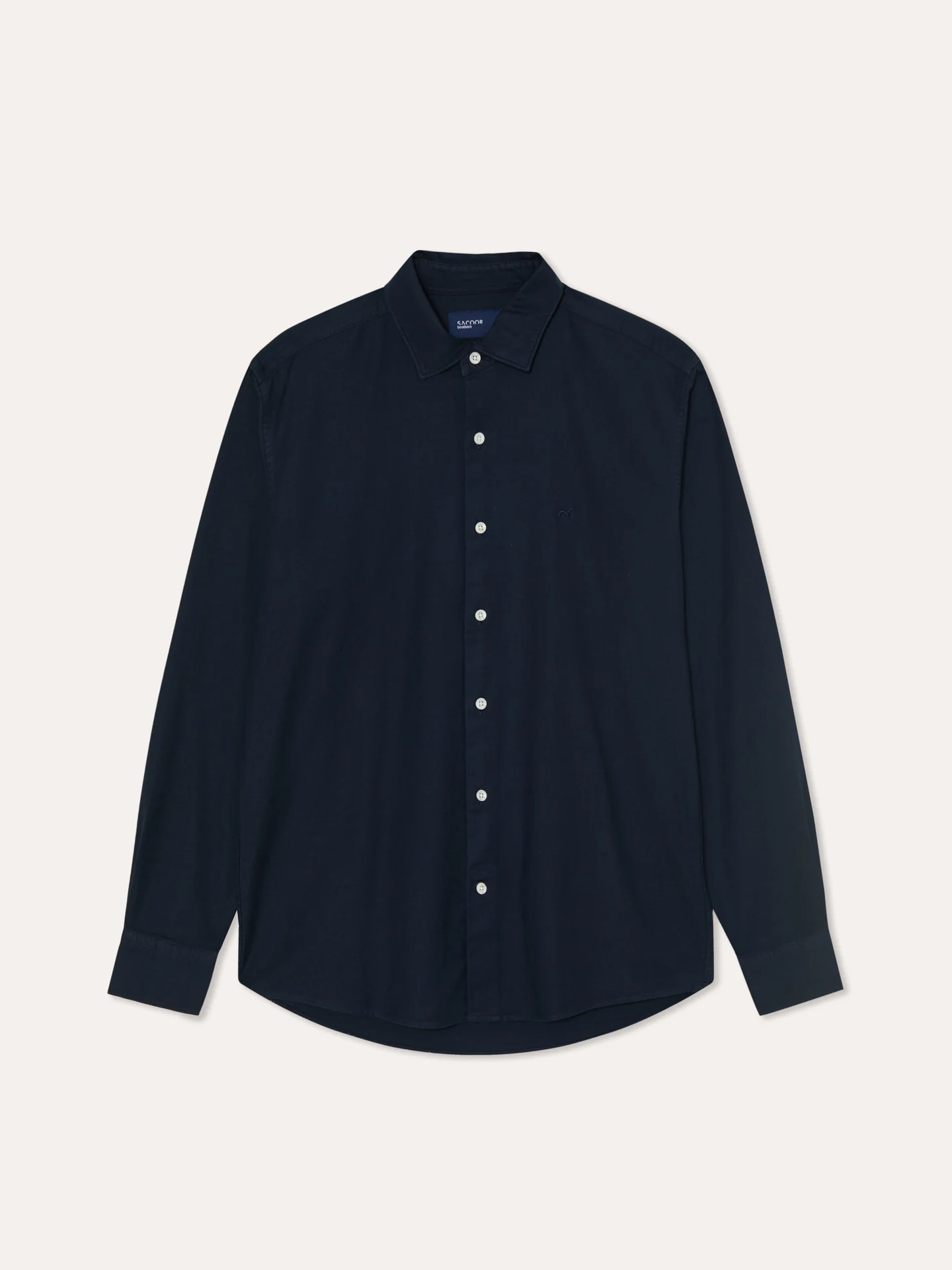 Regular Fit Garment Dye Open Oxford Shirt in Comfort Cotton - Image 5