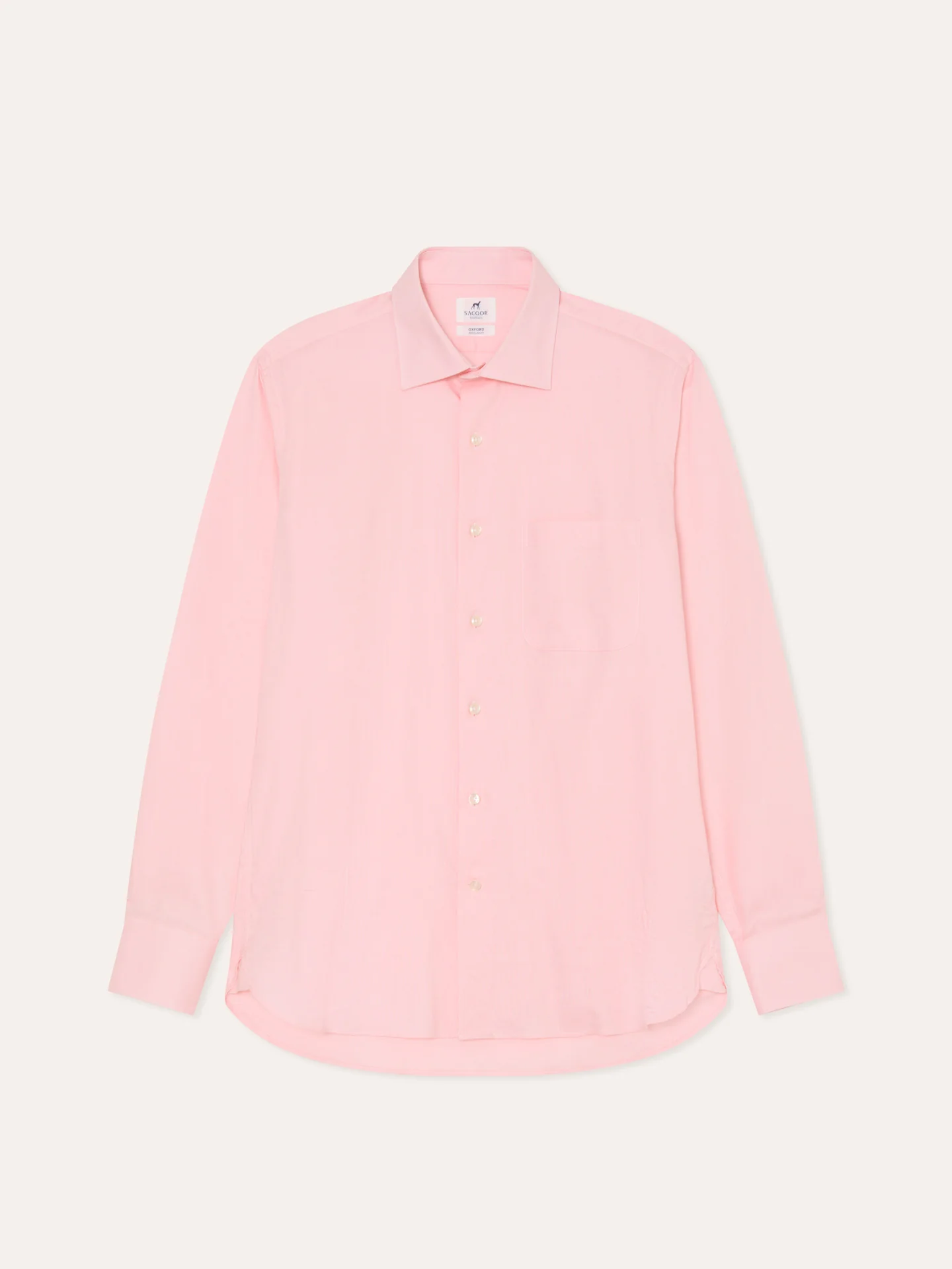 Regular Fit Oxford Shirt with Oxford Collar - Image 5