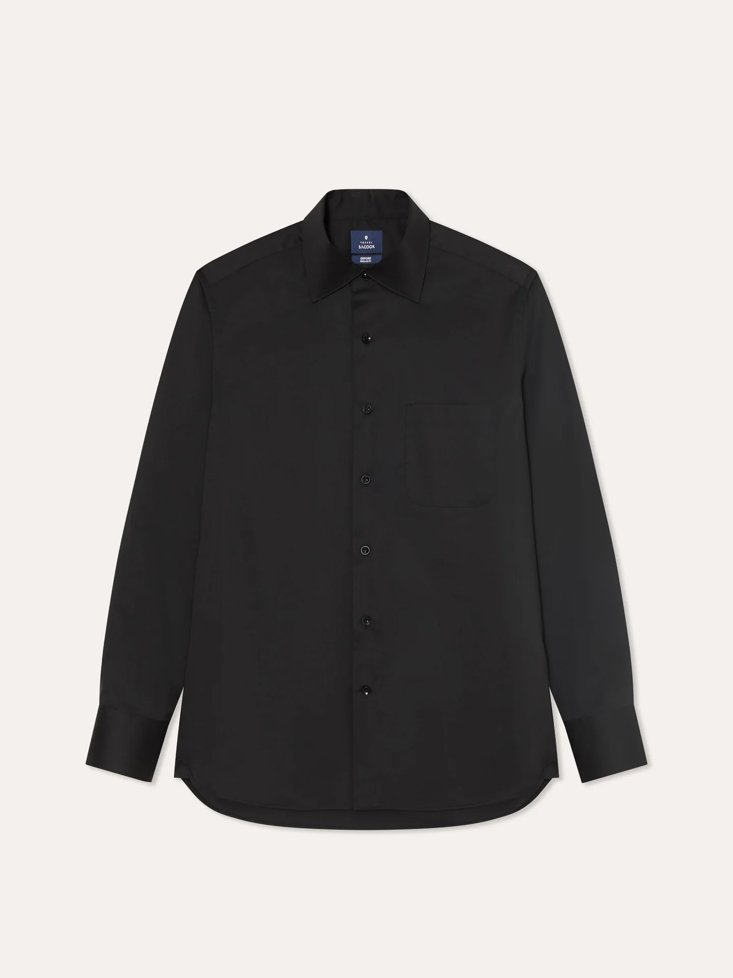 Regular Fit Performance Poplin Shirt with Oxford Collar - Image 4